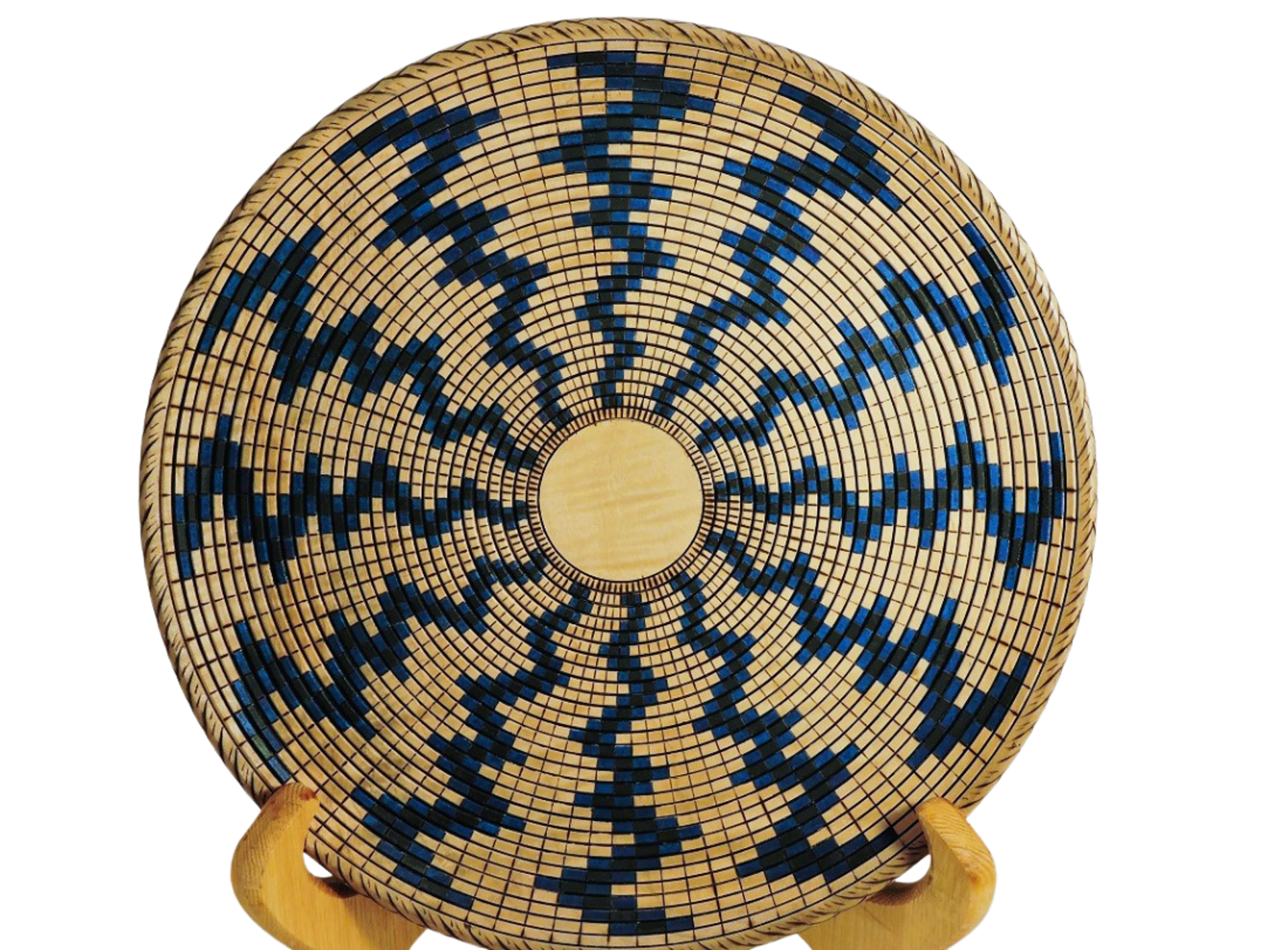 Maple Basket Illusion Platter by Jim Scott