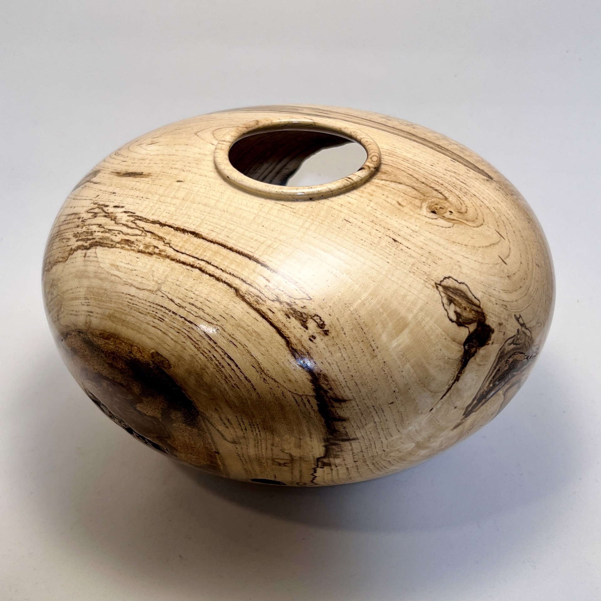 15. Sugar Hackberry Hollow Form With Large Void by Don Kaiser