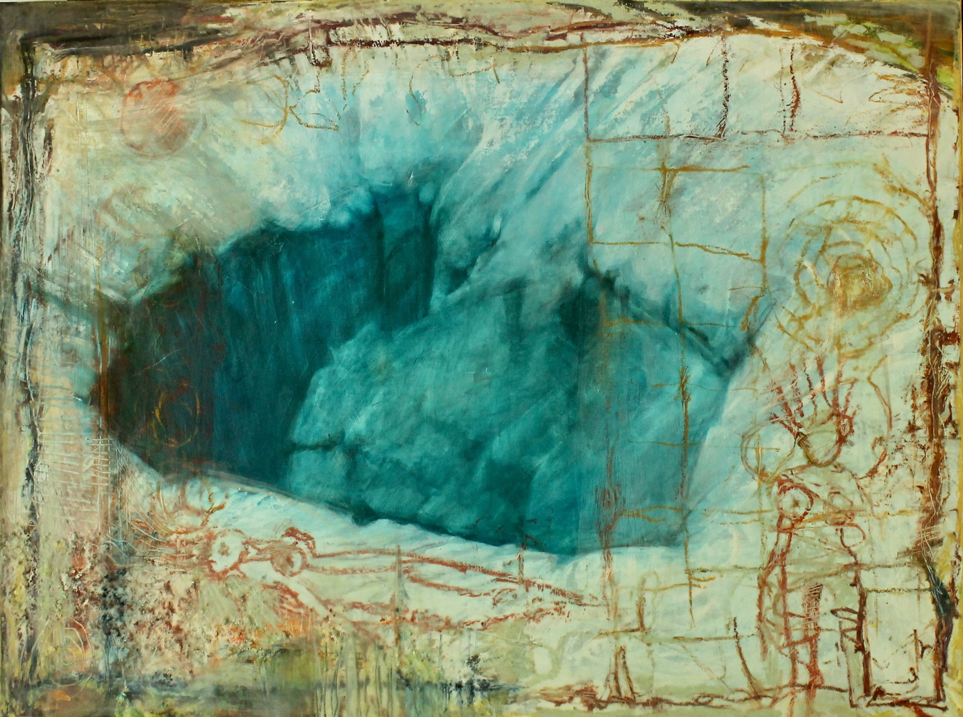 Ice Cave Excavation by Pat Magers