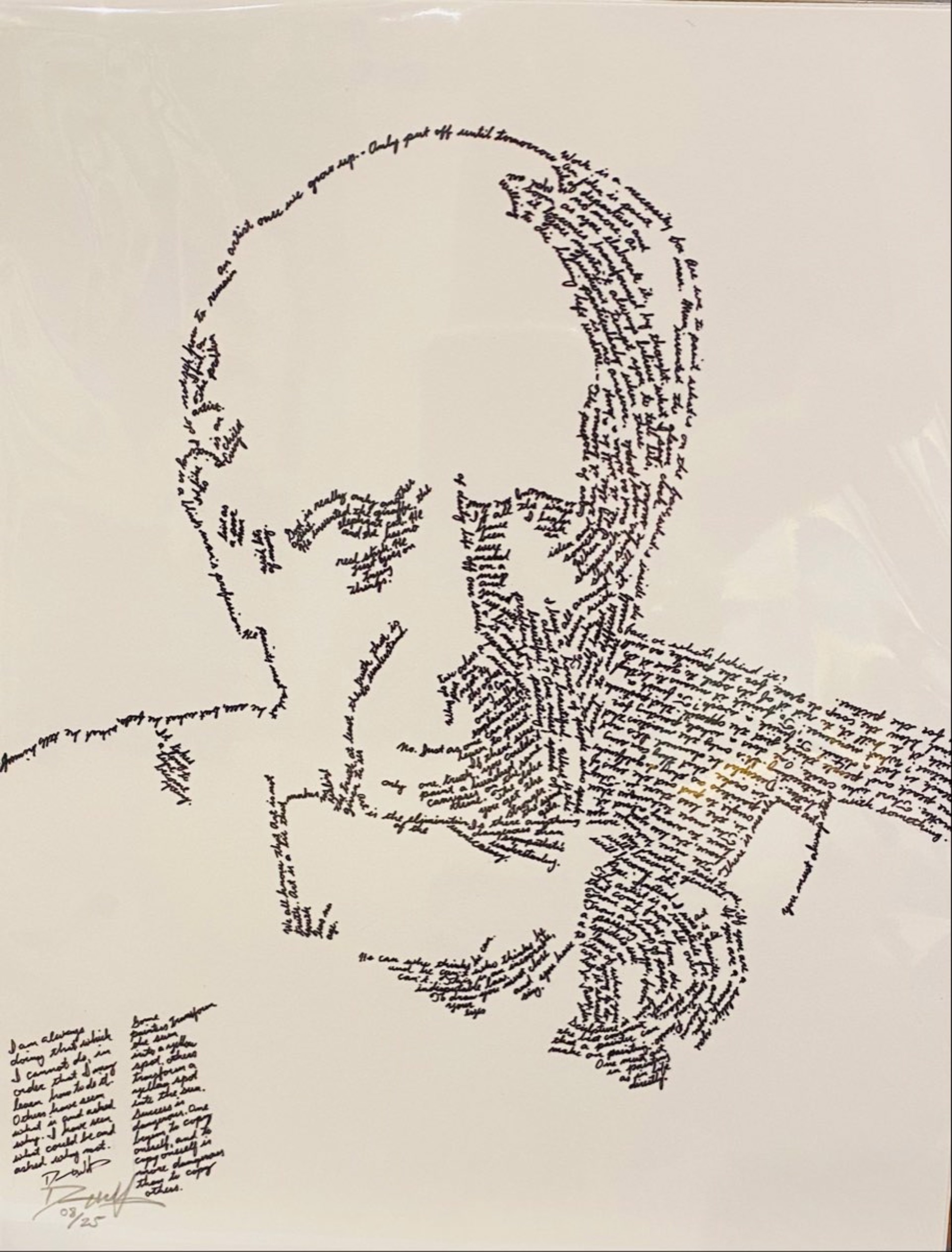 DW22 In Their Own Words Print Series~Picasso by Dennis Wells