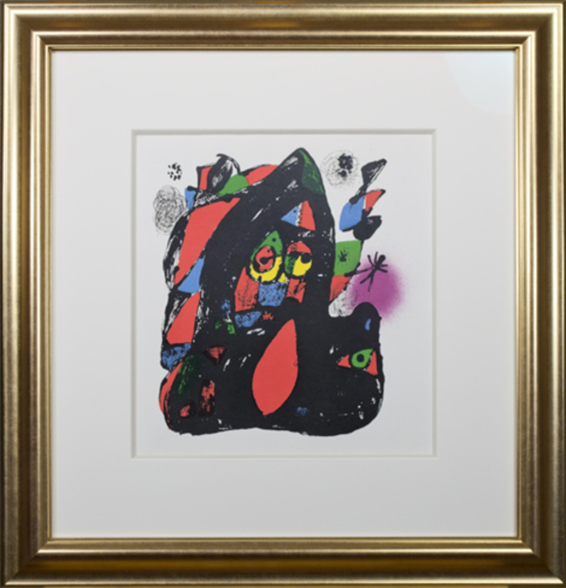 Lithographs IV Cover from "Miro Lithographs IV, Maeght Publisher" by Joan Miró