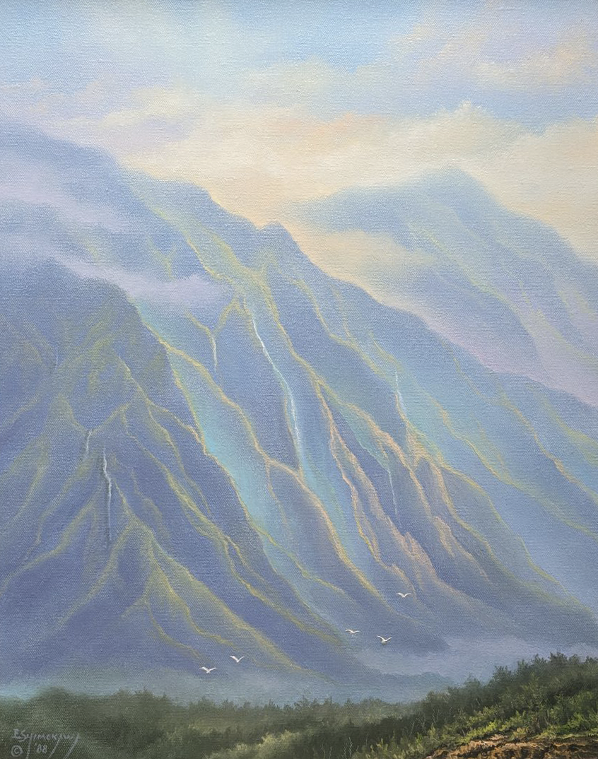 Koʻolau Range, North Oʻahu by Earl Shimokawa