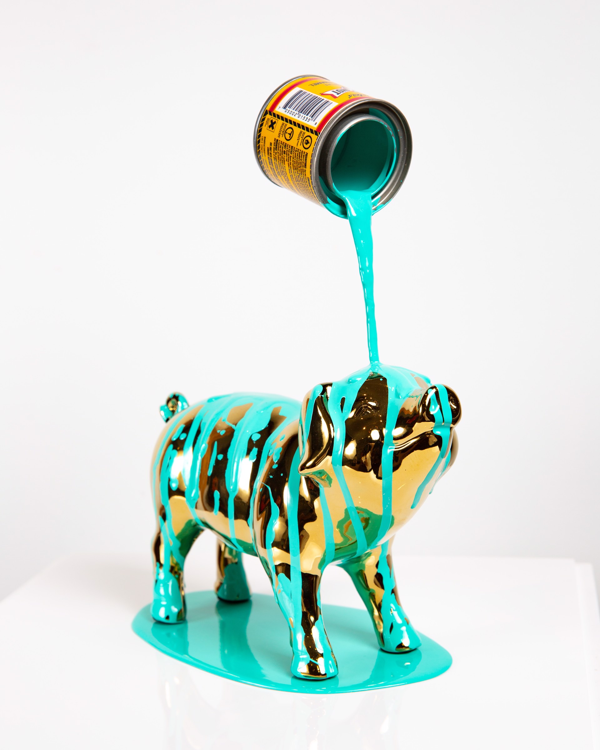Happy Accident Series - Pig (Turquoise) by Joe Suzuki