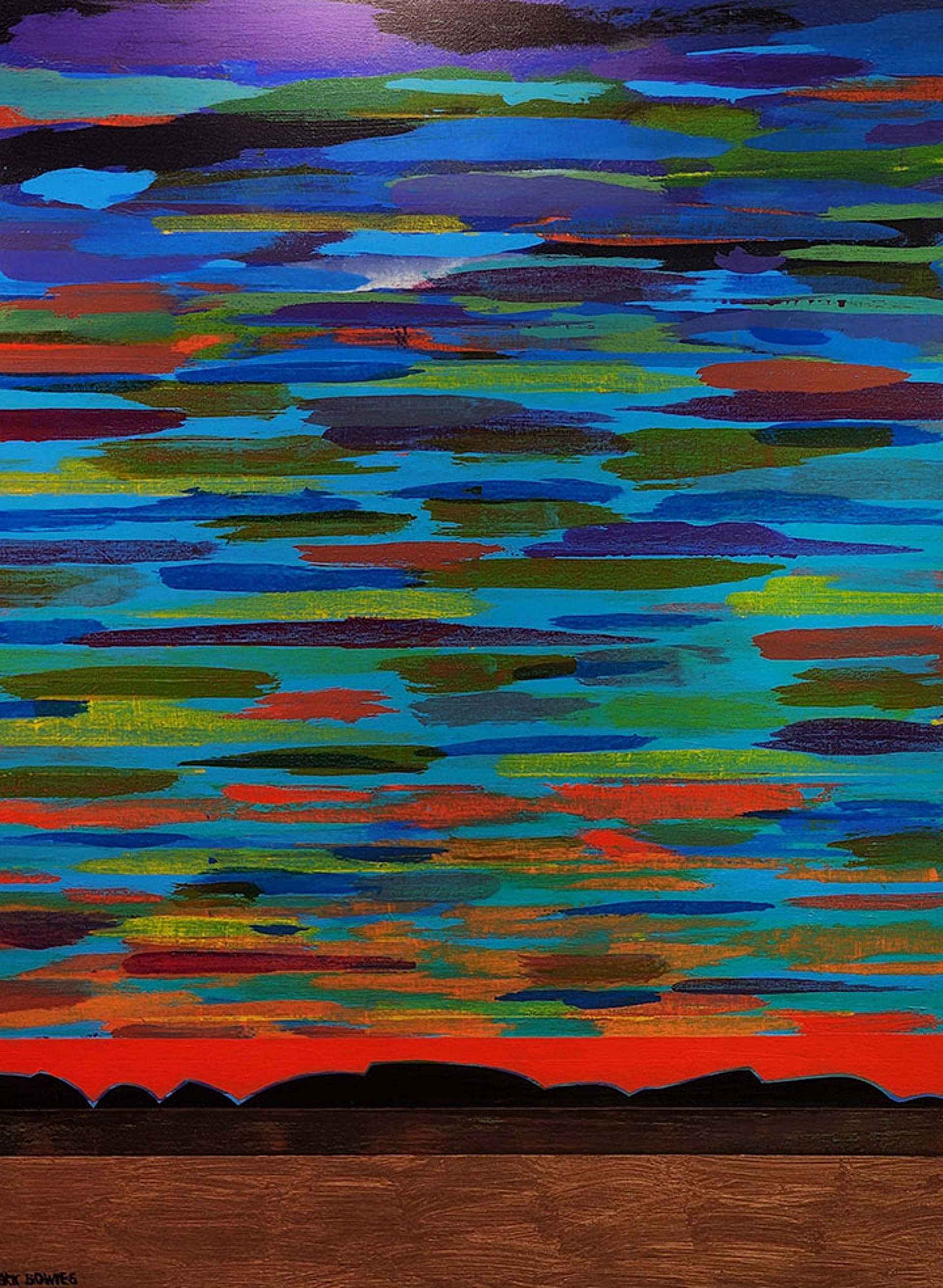A Desert Walk (43x33 Framed) by Mark Bowles