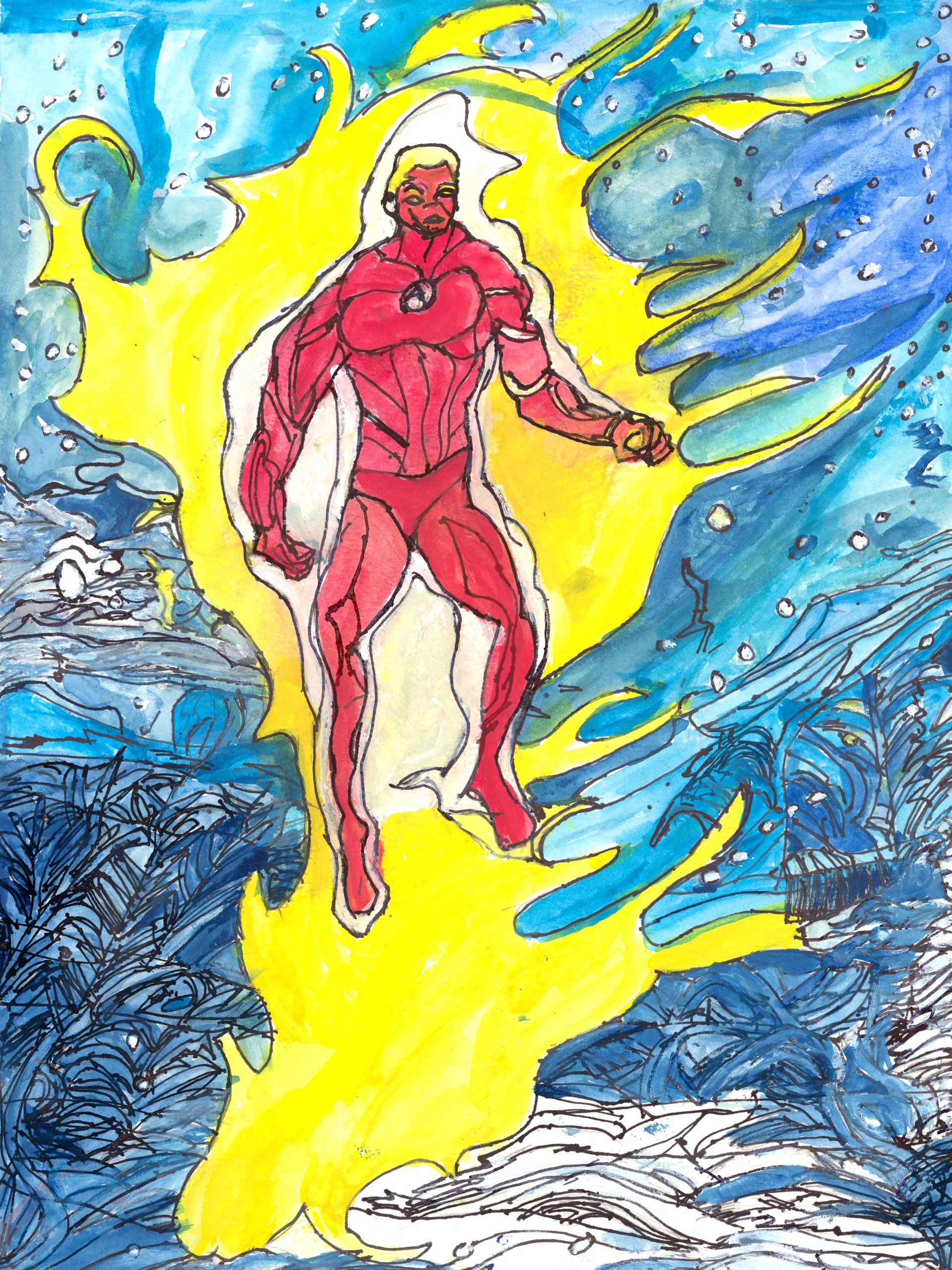 Human Torch by Raymond Lewis