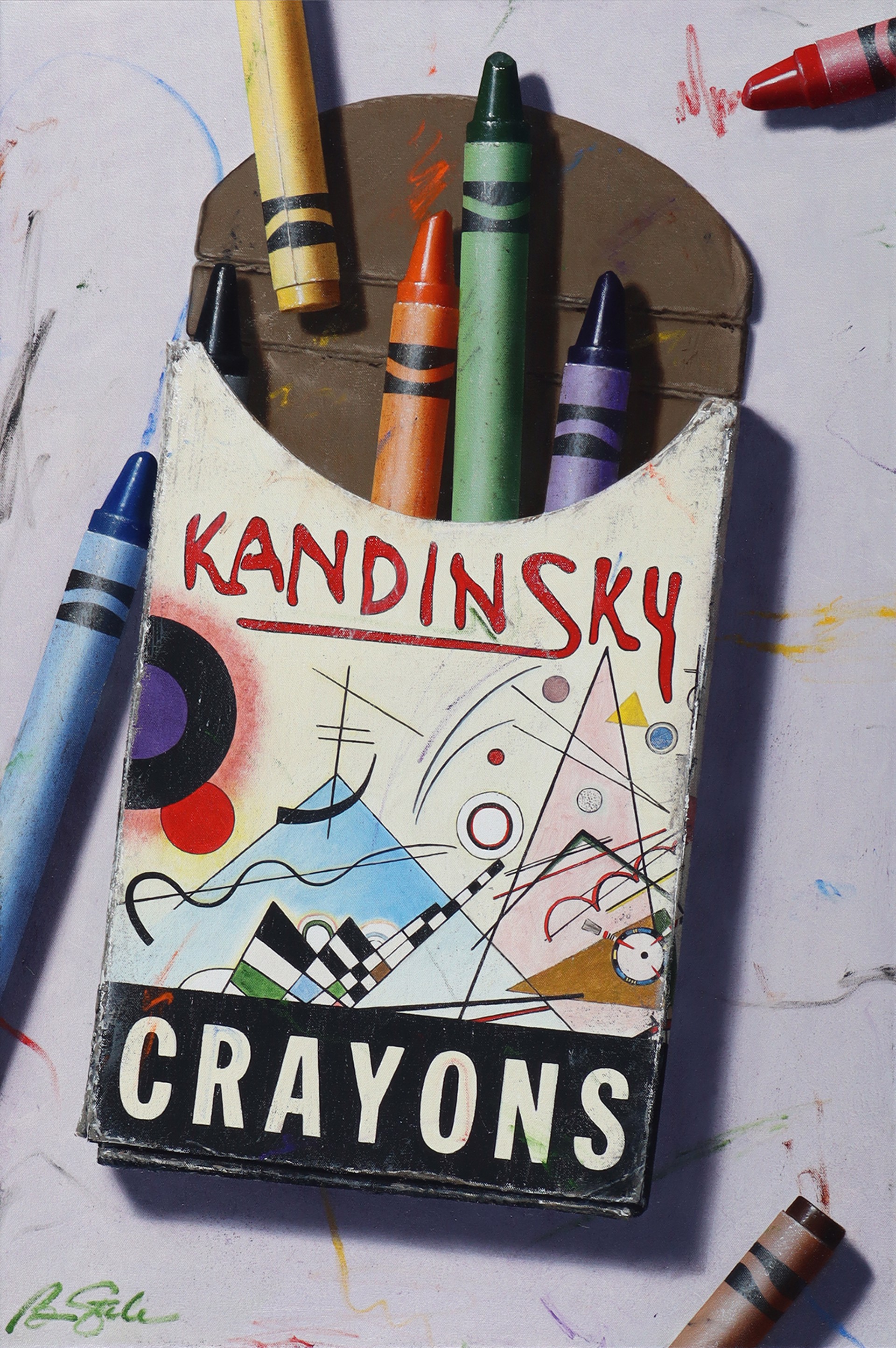 Kandinsky Crayons by Ben Steele