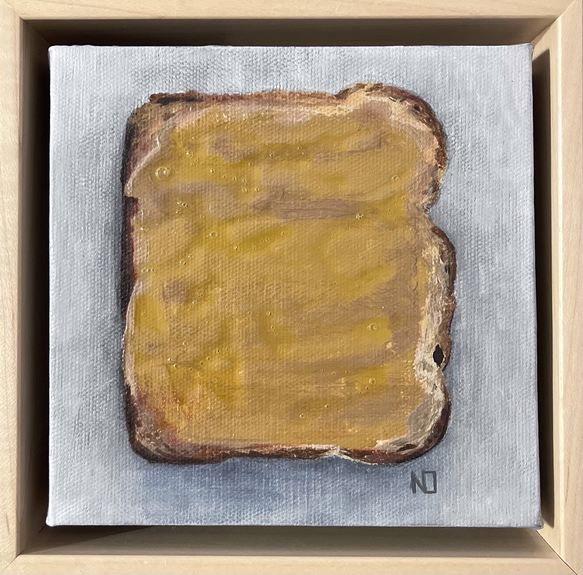 Drizzled Honey over Peanut Butter on Honey Wheat by Noel Young