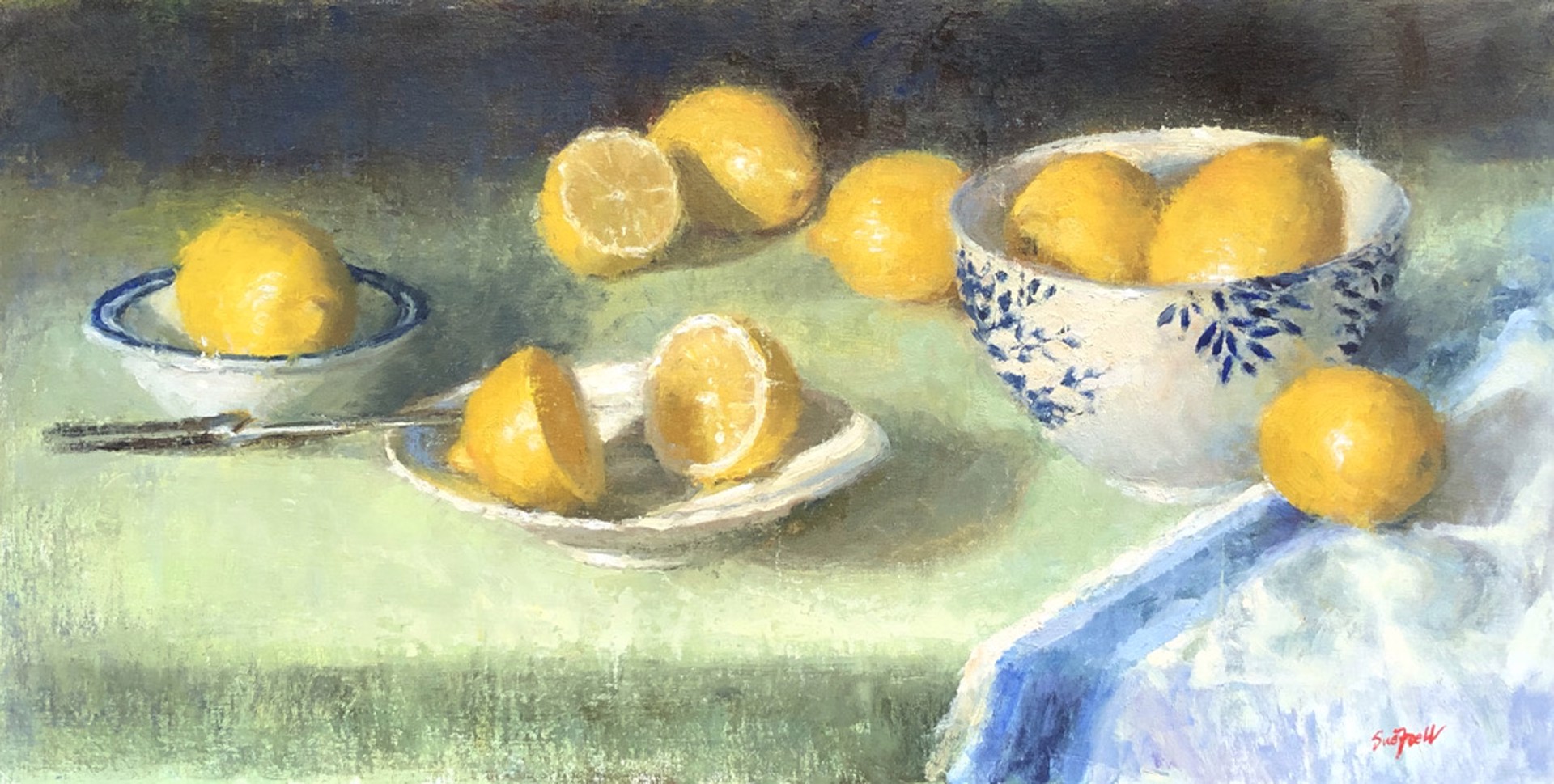 Lemon Lineup by Sue Foell, opa