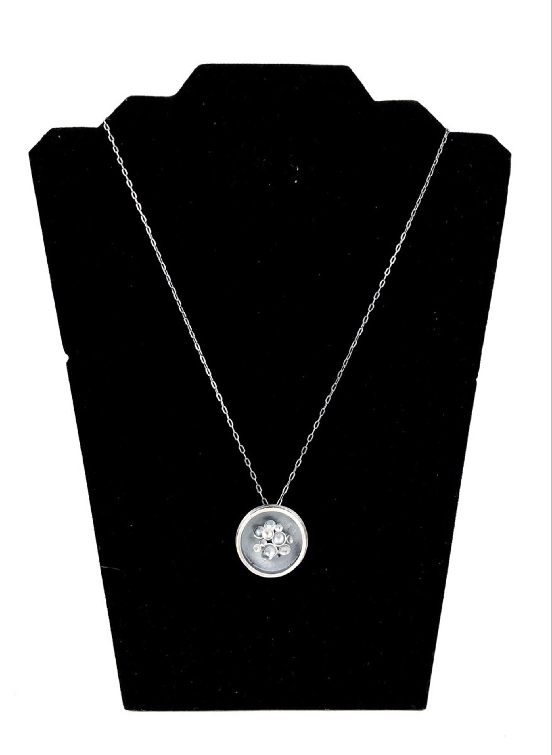 Mond Cups Pendant with Silver Chain by Theresa St. Romain