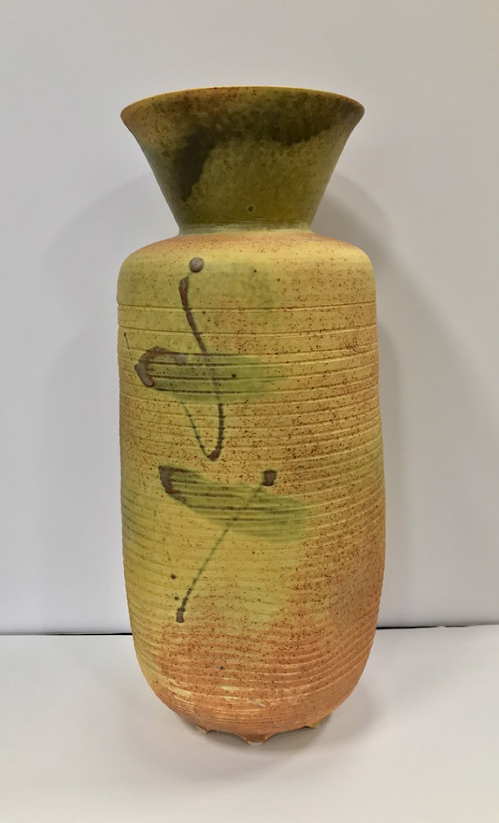Tall Ochre Vase by Kayo O'Young