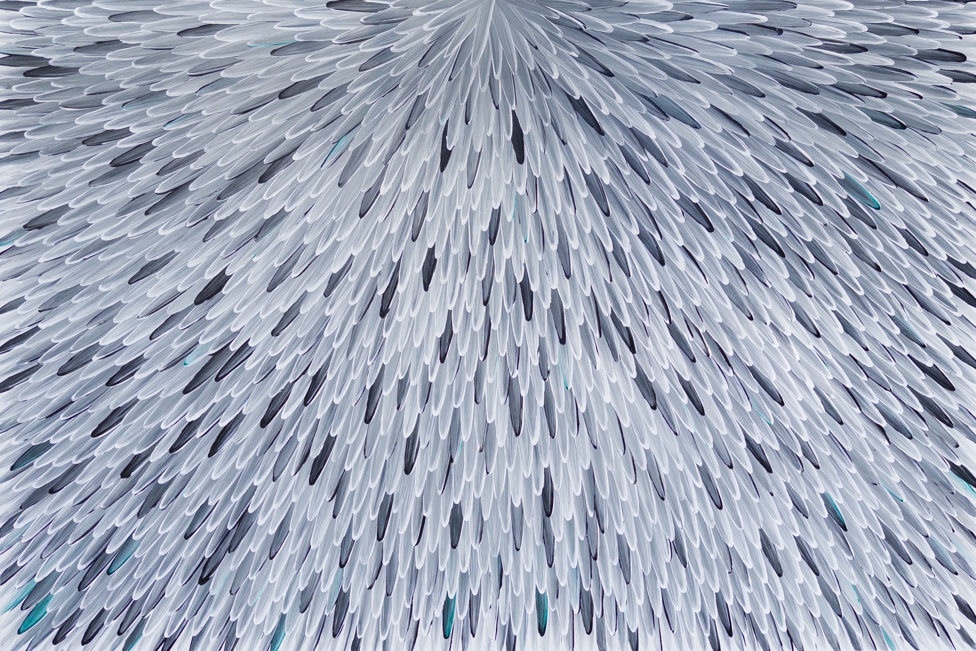 Ankerre Jukurrpa (Emu Feathers) by Raymond Walters Penangke