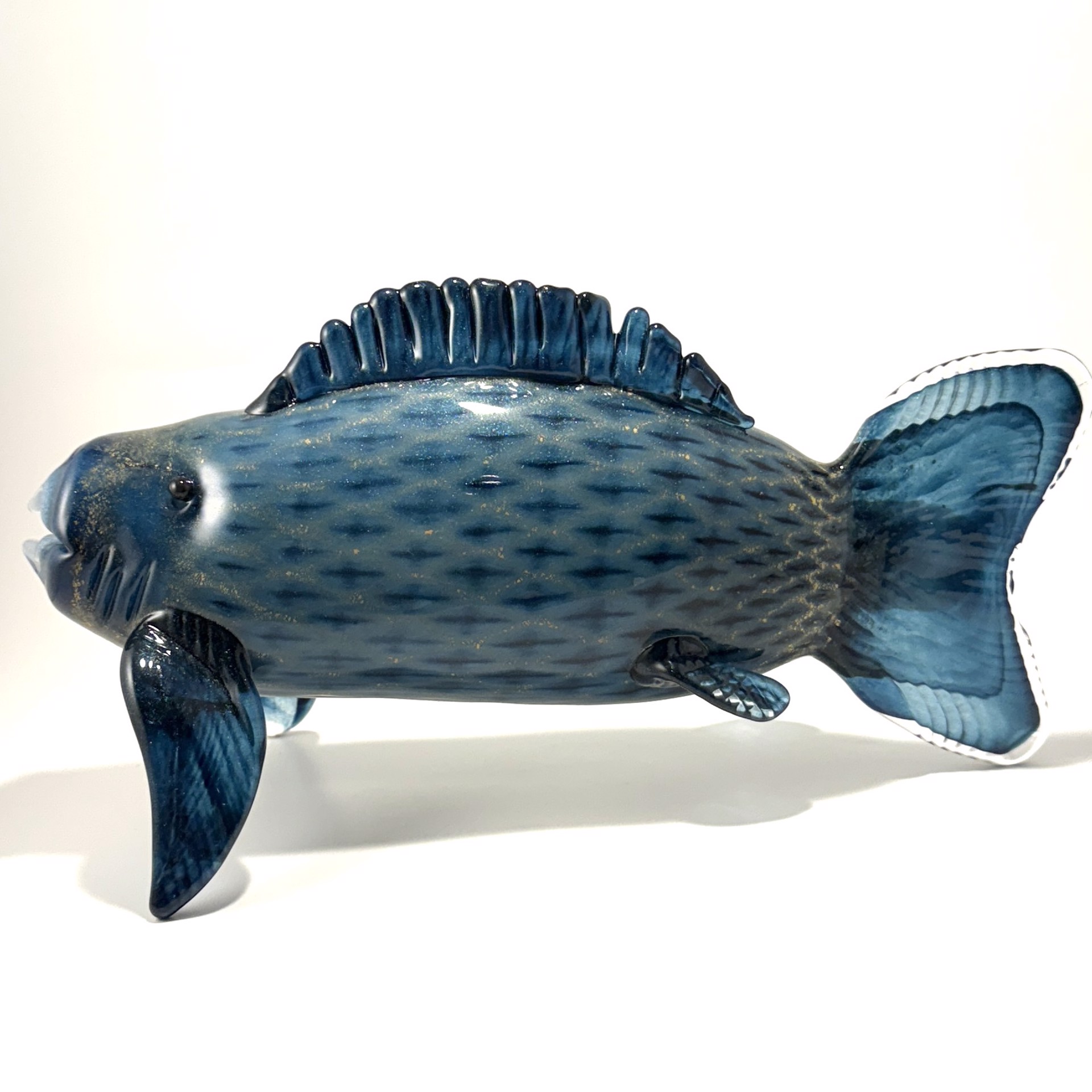 Blue Fish JG23-11 by John Glass