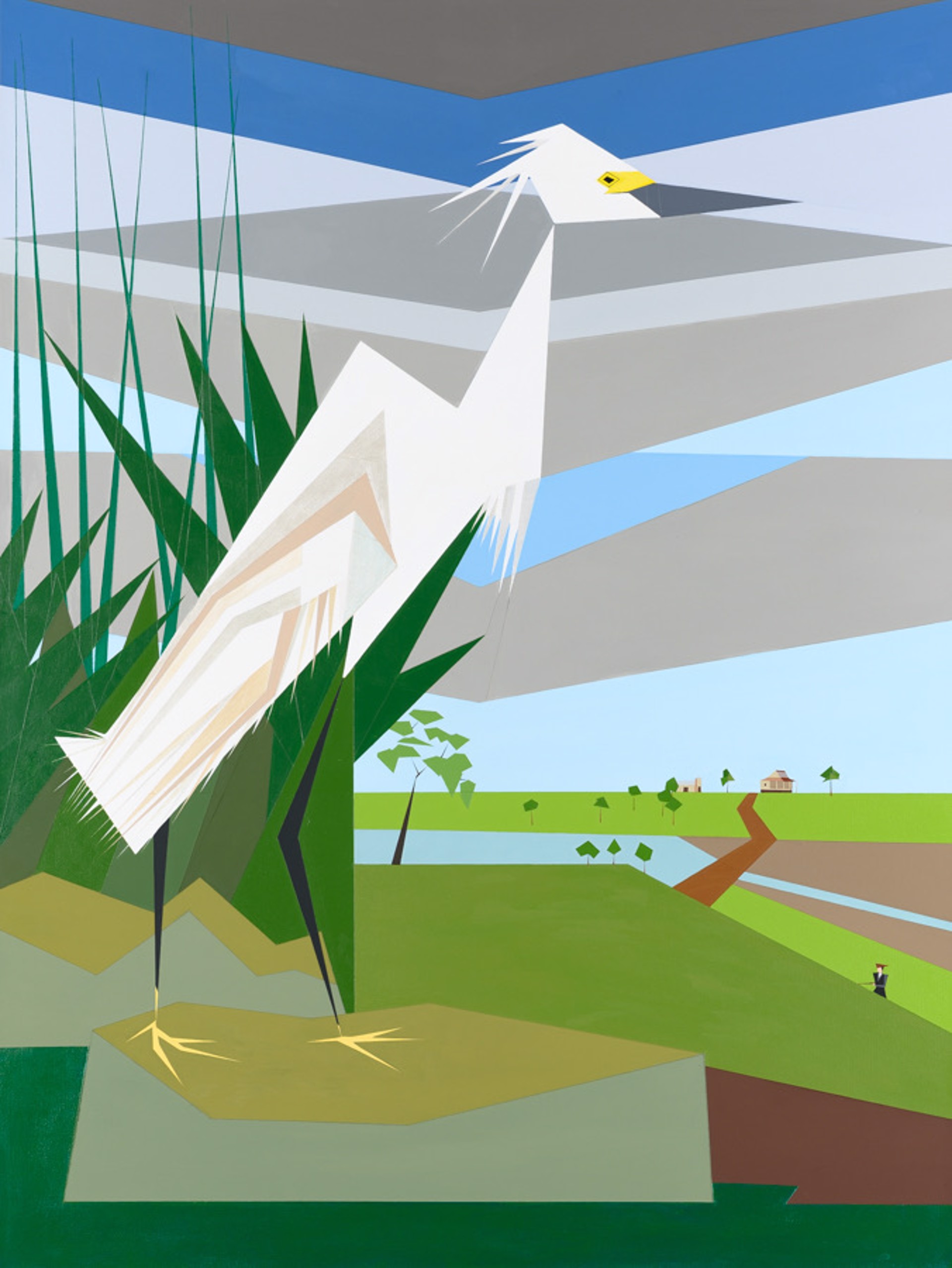 Snowy Egret by Millie Sims