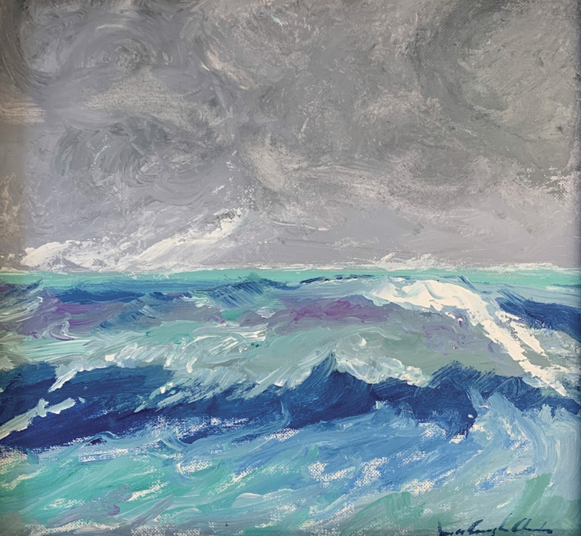 Rough Sea by Janice Carragher Charles