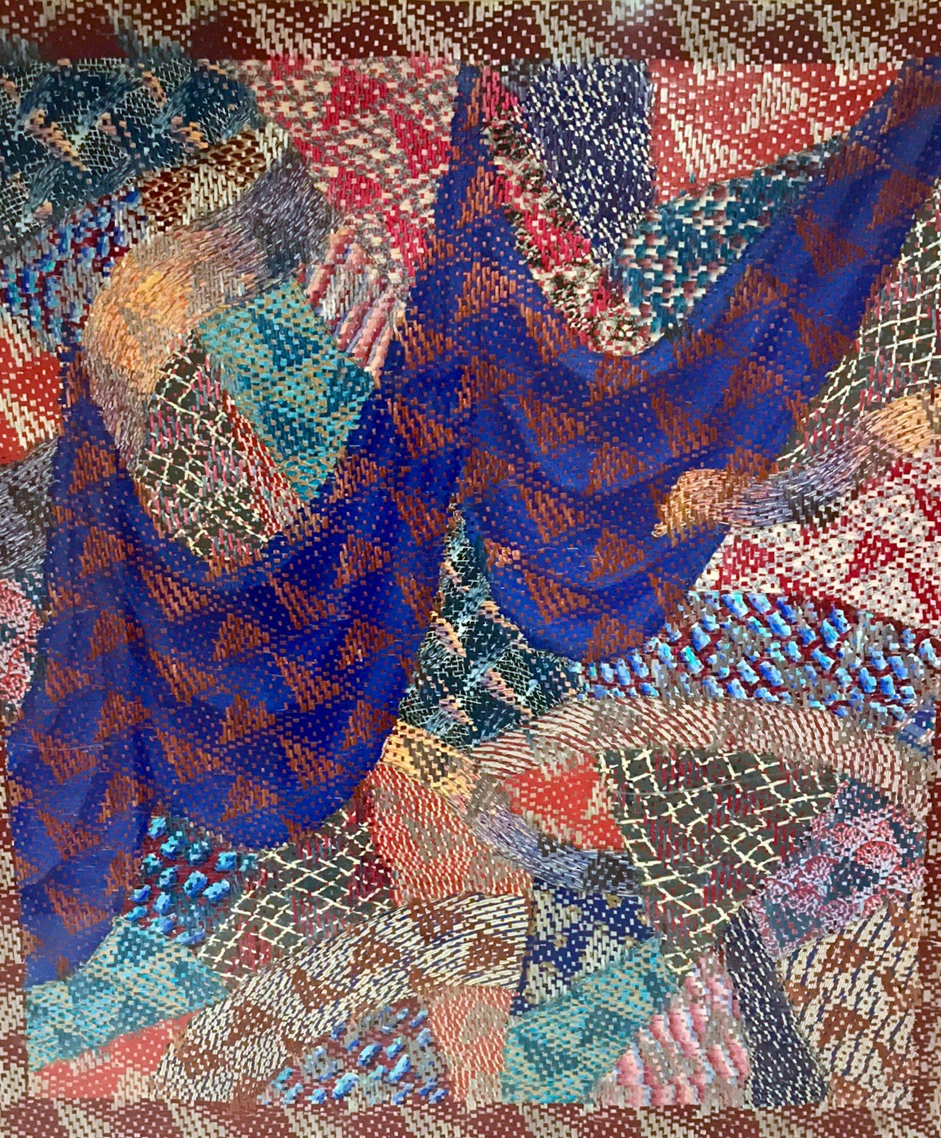Crazy Quilt Royal Remnants II by Lia Cook