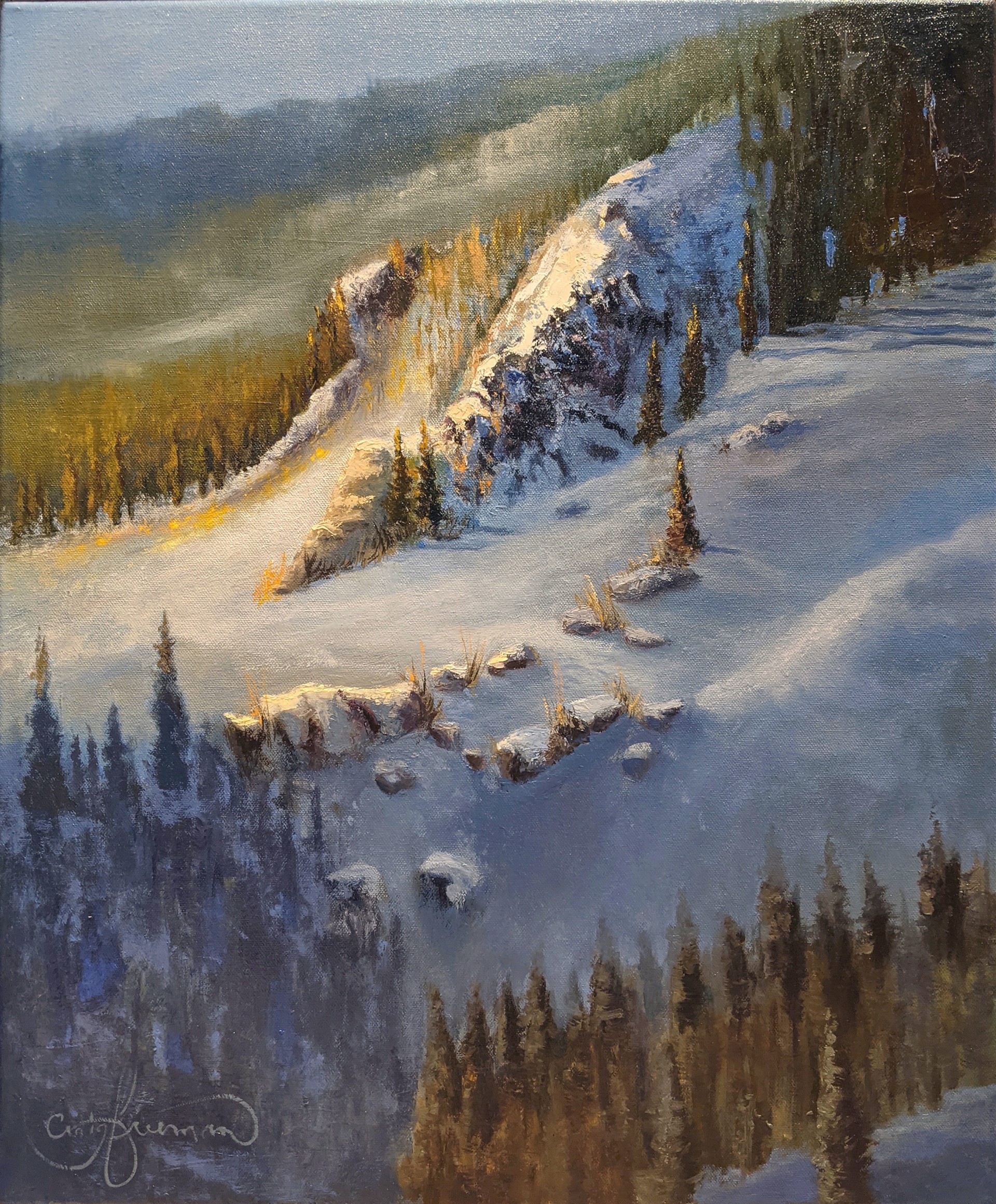Winter Climb by Craig Freeman