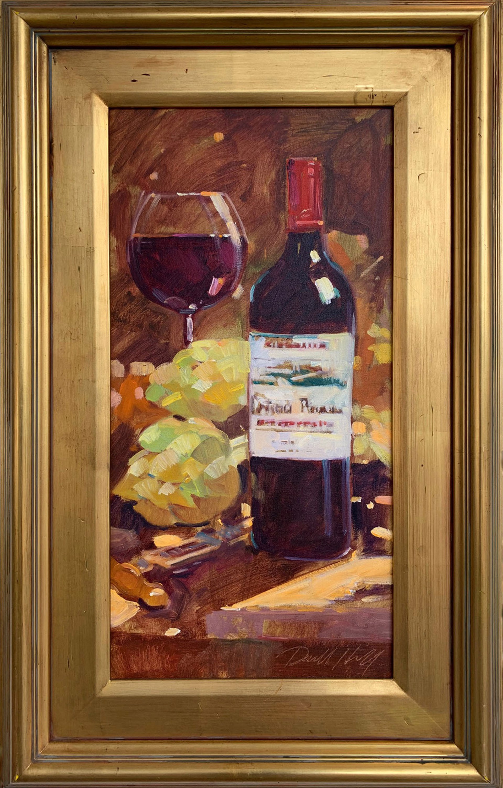 Cynara Scolymus (Wine And Artichoke) - Original by Darrell Hill