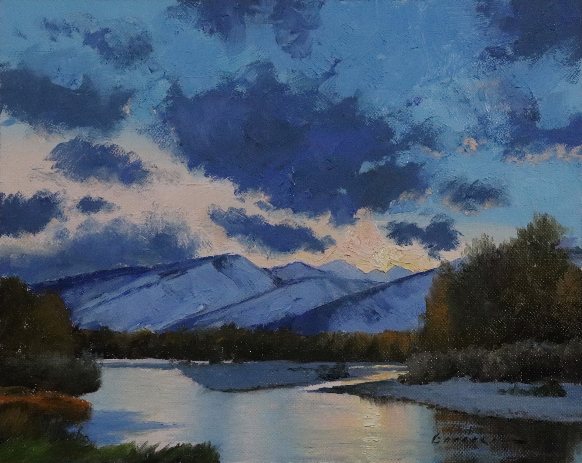 Bitterroot Sunset by Jake Gaedtke Cassens Fine Art