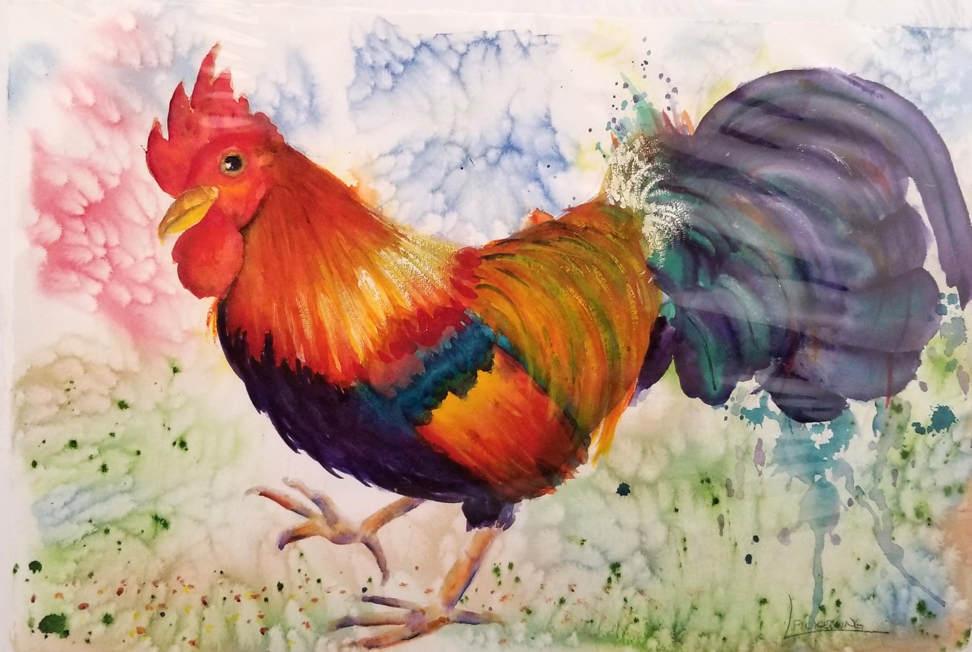 Cock Strut by Laura Pickering