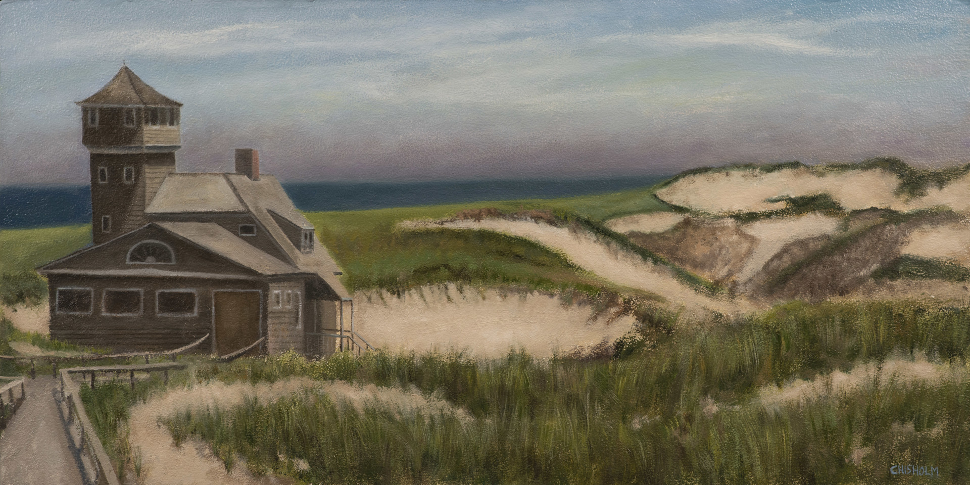 Dune & Museum by Bill Chisholm
