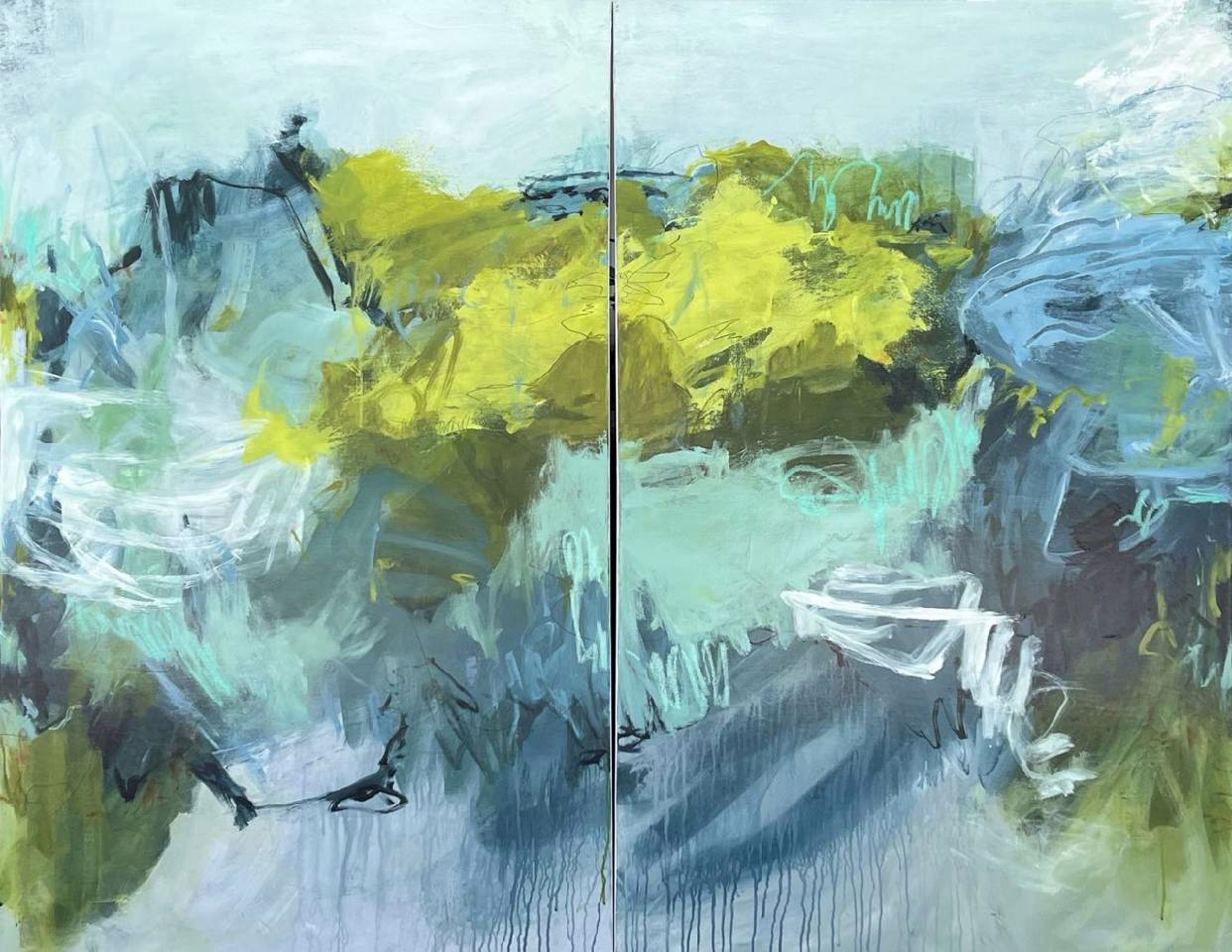 Changes I & II Diptych by Tammy Keller