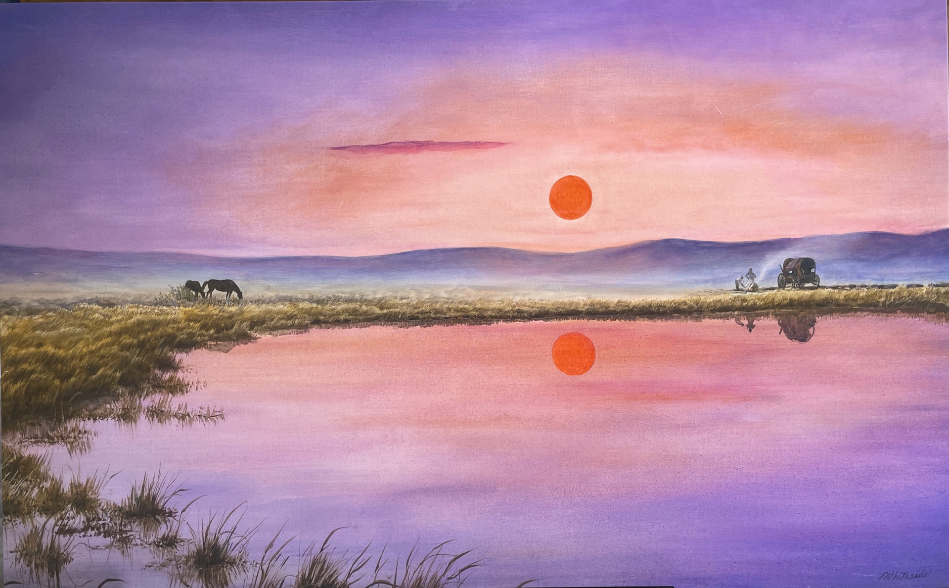 Sunset Reflection (AS) by William A. Whiteside