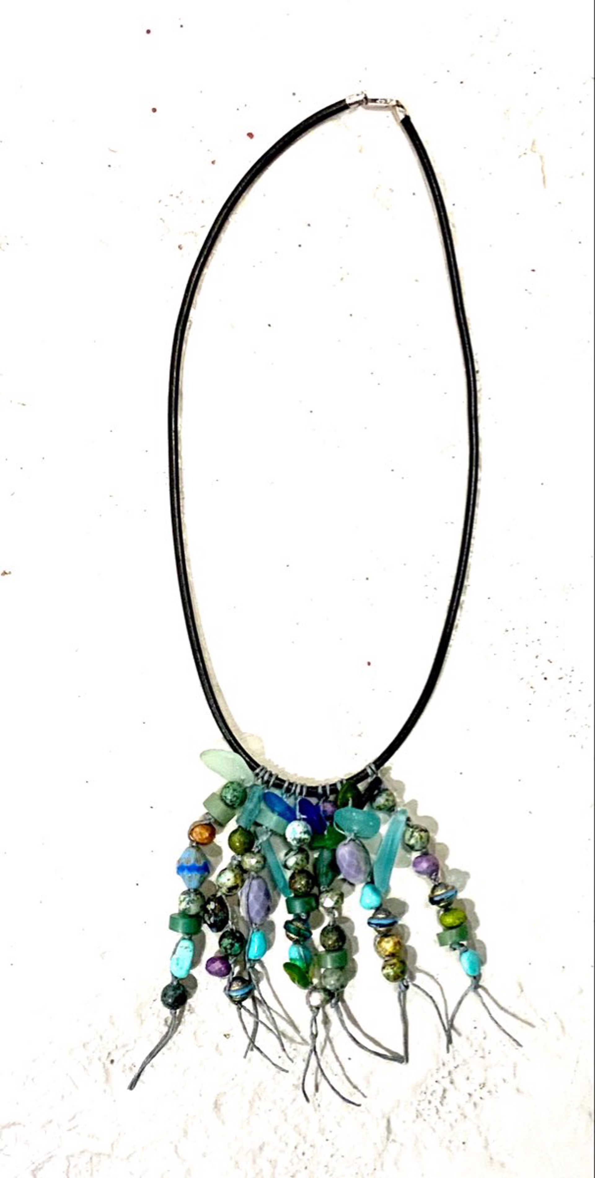 Beach Glass Necklace by Rosemary McLeod