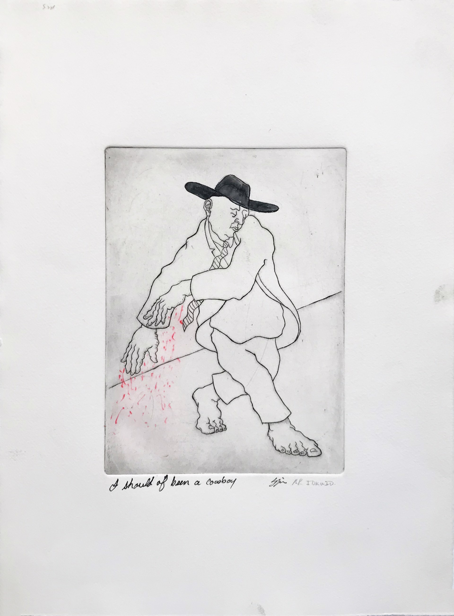 Untitled (I Should of Been a Cowboy) AP by Martin Spei