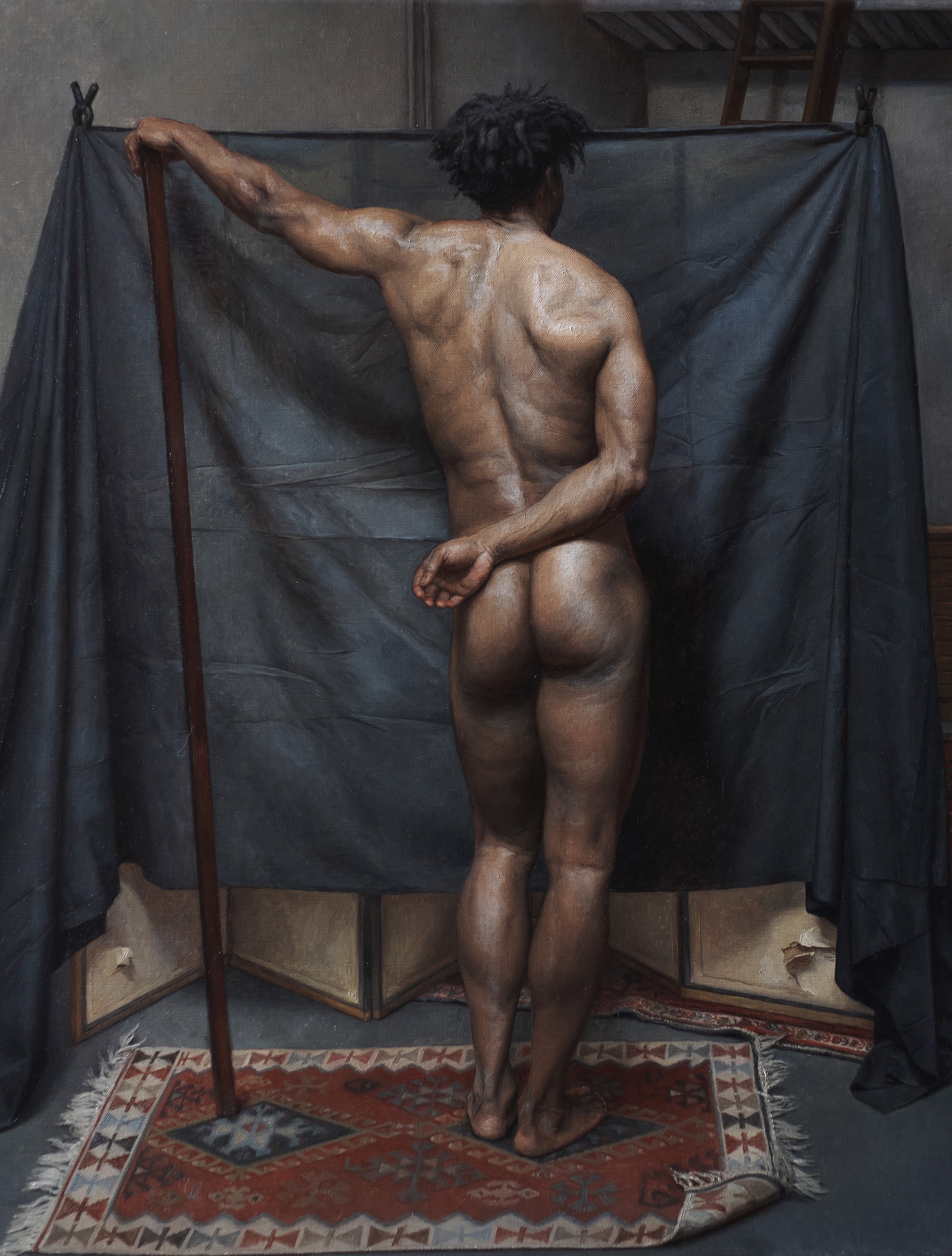 Jamaal in Contraposto by Kathryn Engberg