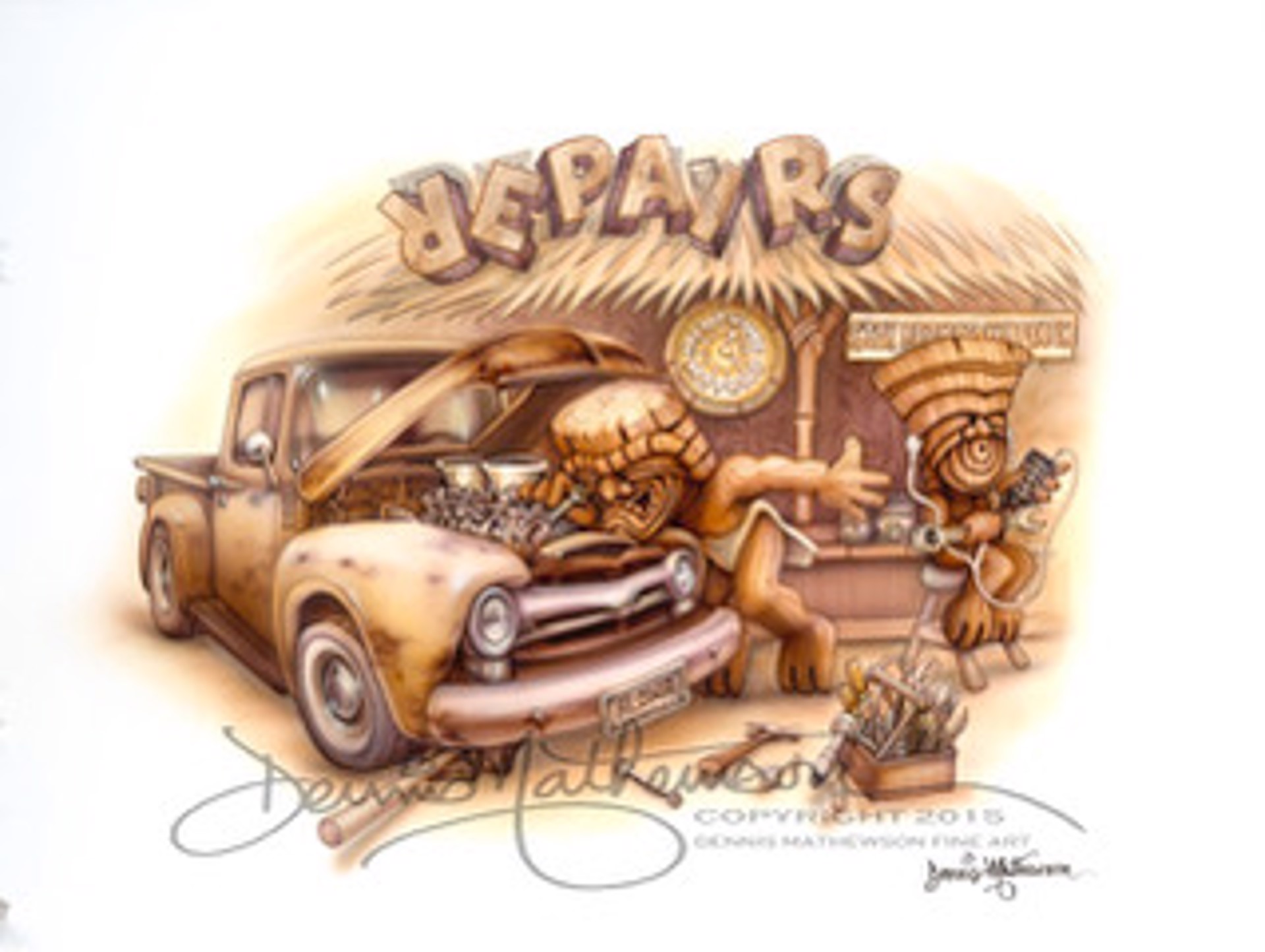 Menehune Motors (Published original) by Dennis Mathewson