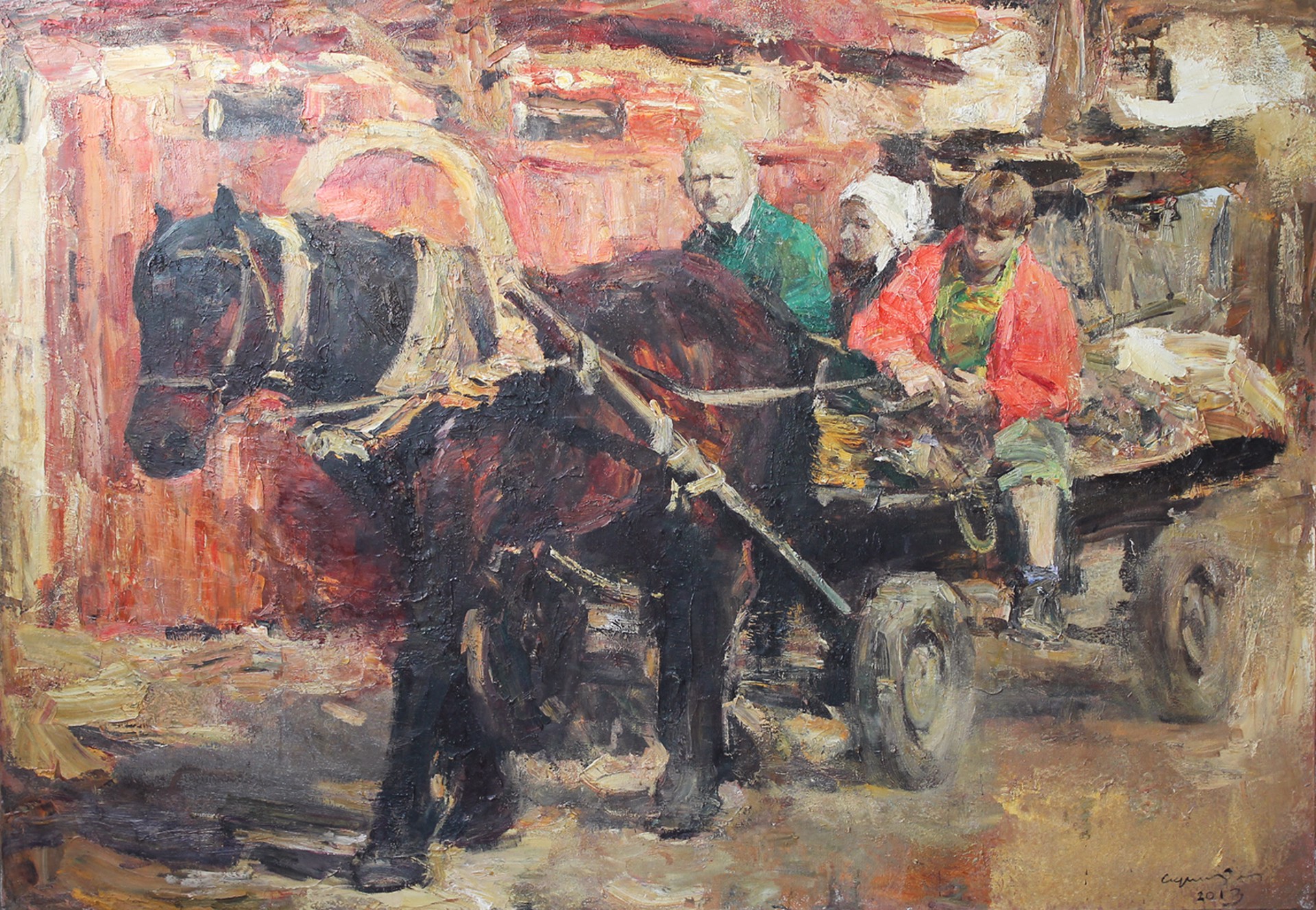 Peasants by Sergei Skripitsyn