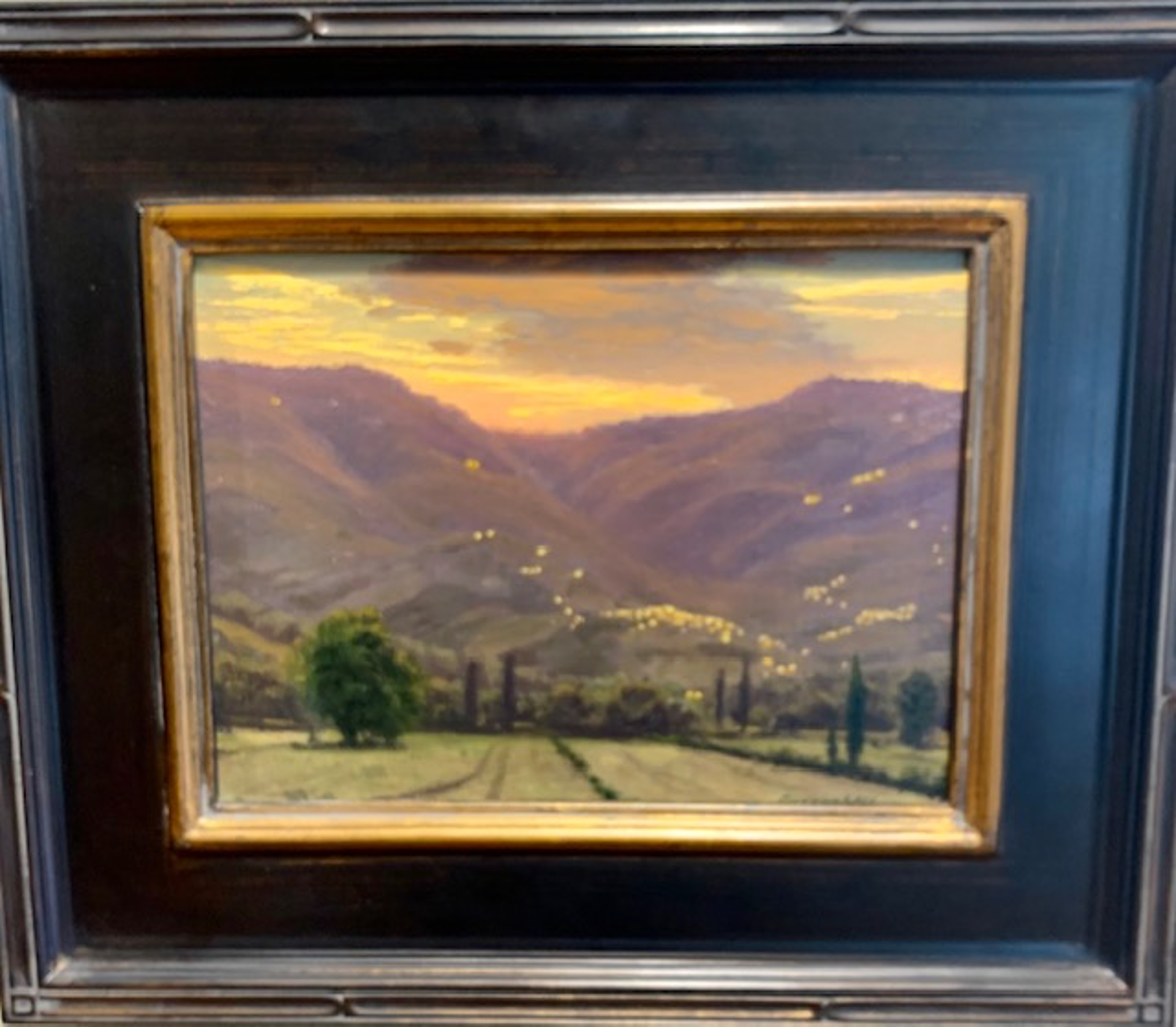 Tuscan Countryside with Thunderheads by Joseph McGurl