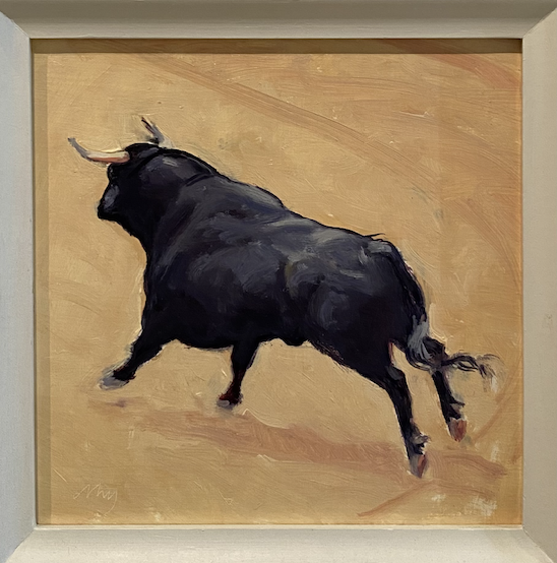 Bull Running by David Yaghjian