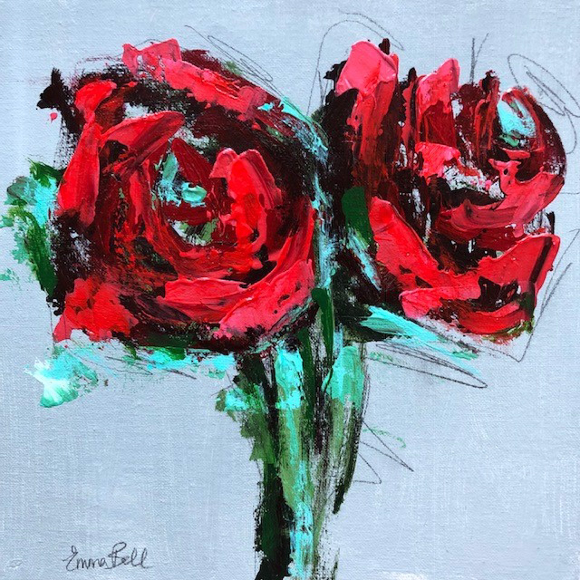 Valentine Roses #11 by Emma Bell
