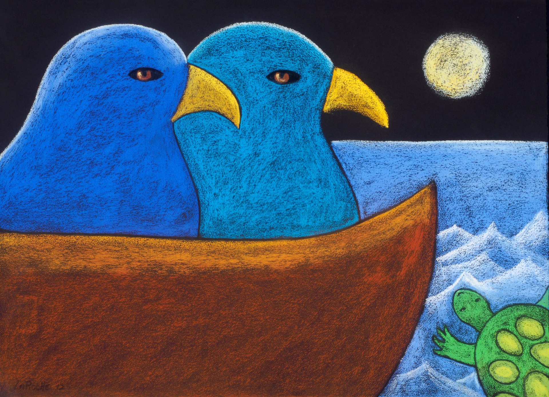The Ark: Blue Birds of Happiness by Carole LaRoche
