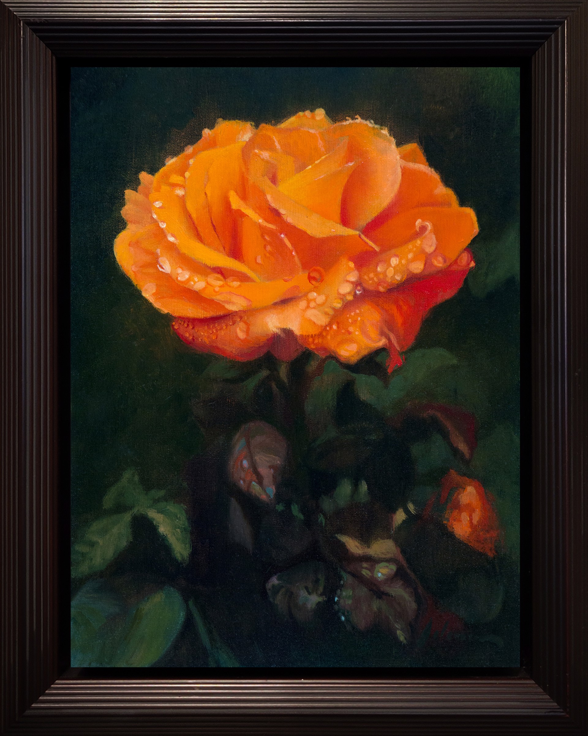 Orange Rose by Michael Lynn Adams