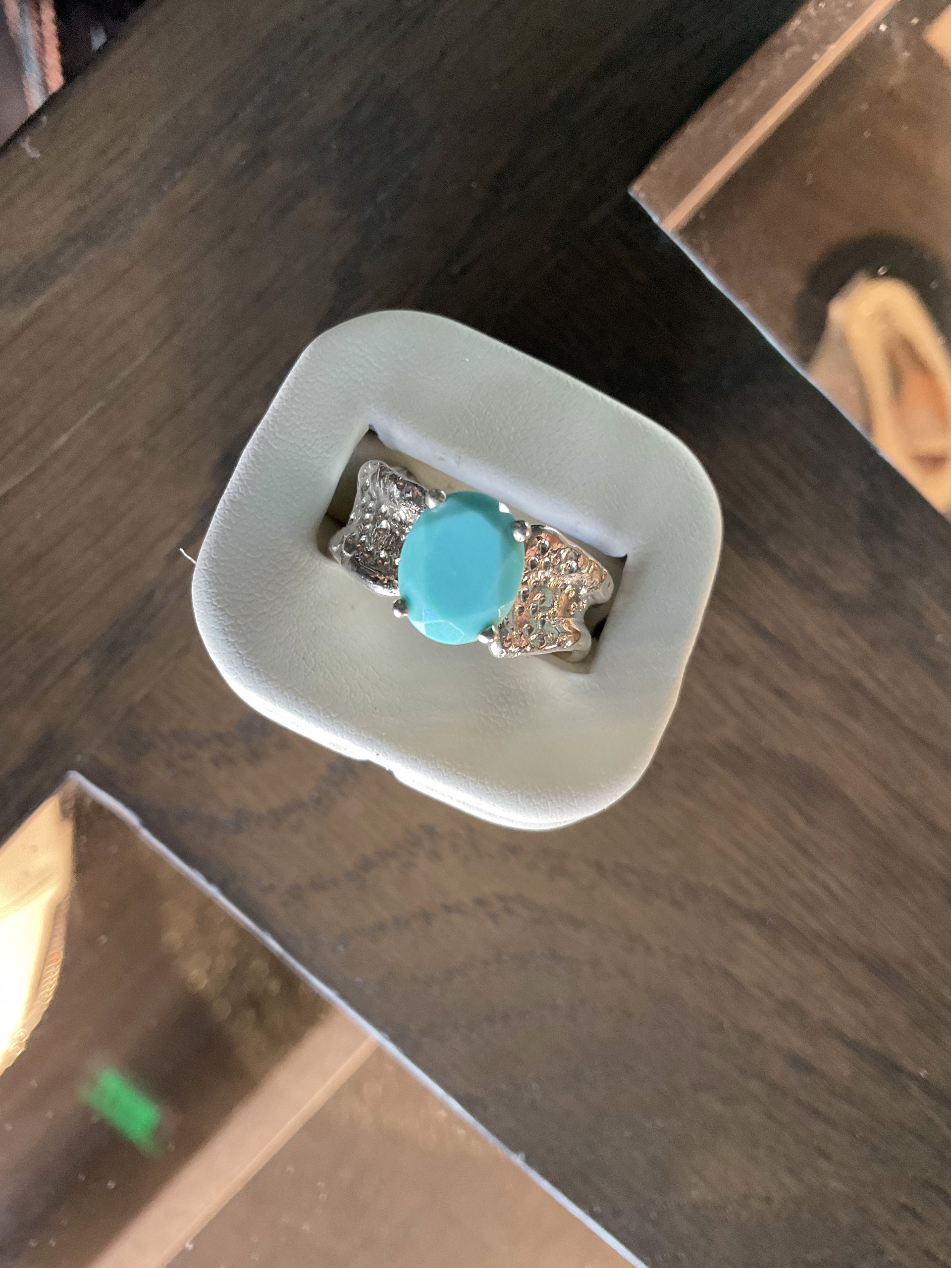 Ripple Ring- Turquoise by Kristen Baird