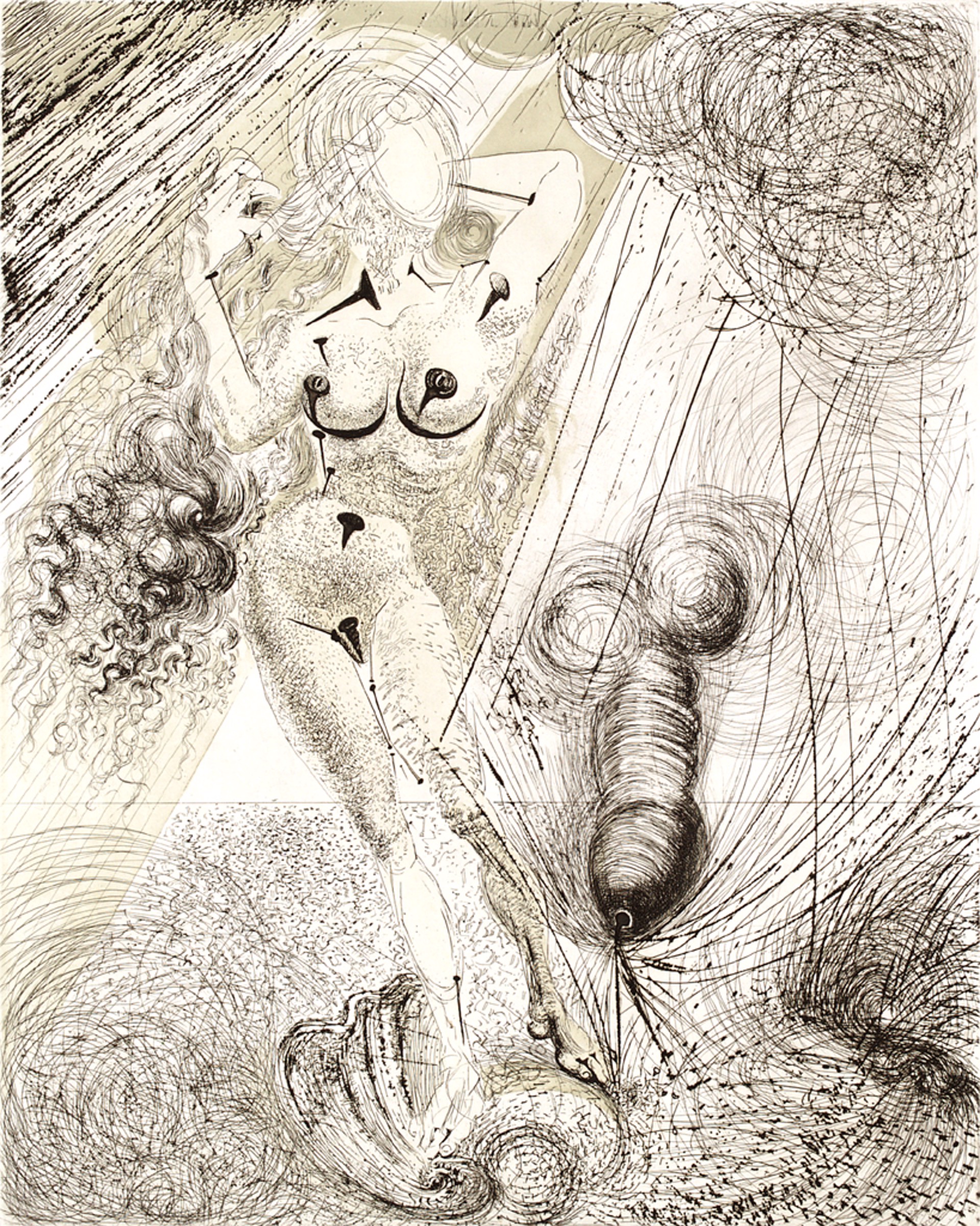 Mythology "Birth of Venus" by Salvador Dali