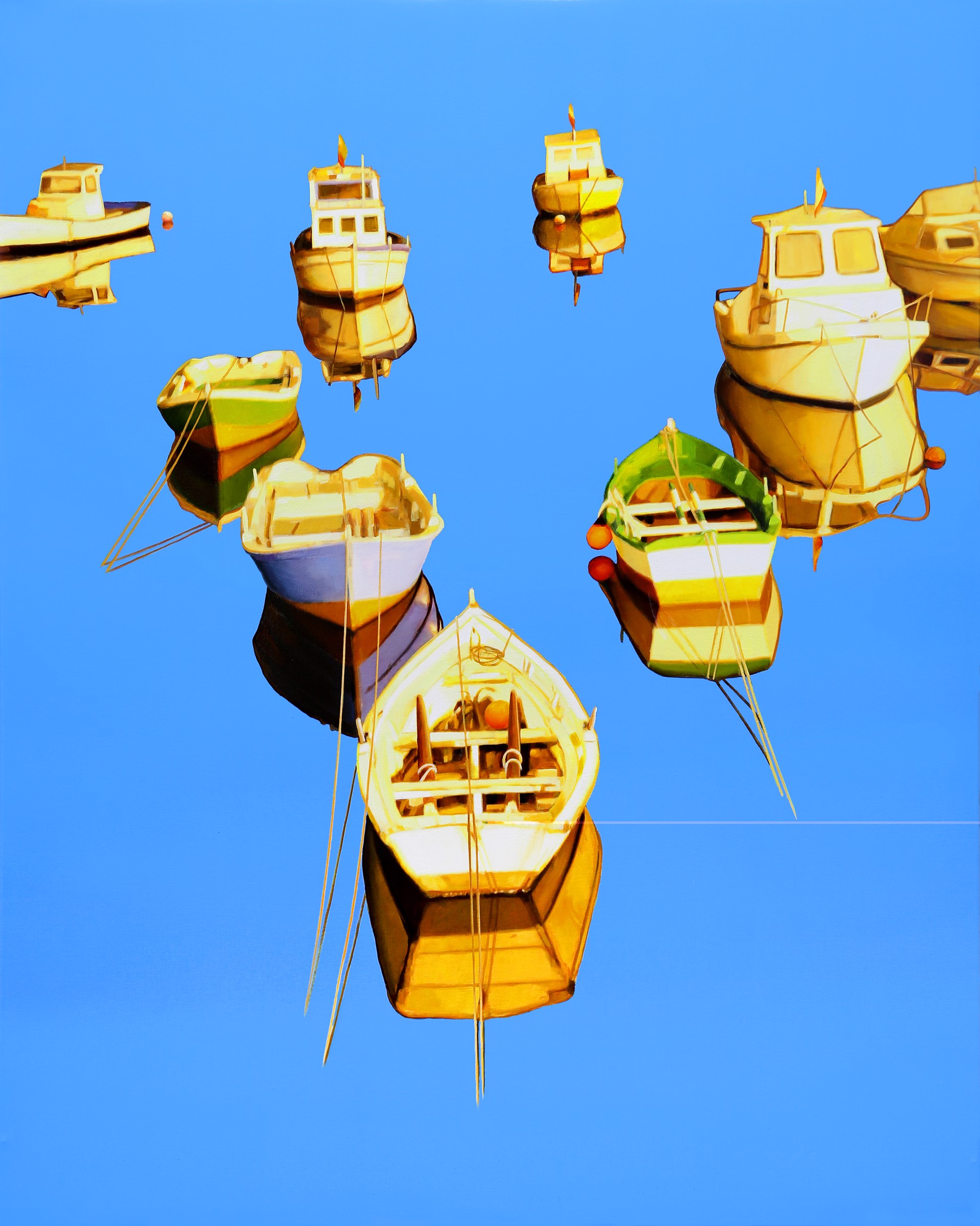 Fishing Fleet by Roger Hayden Johnson