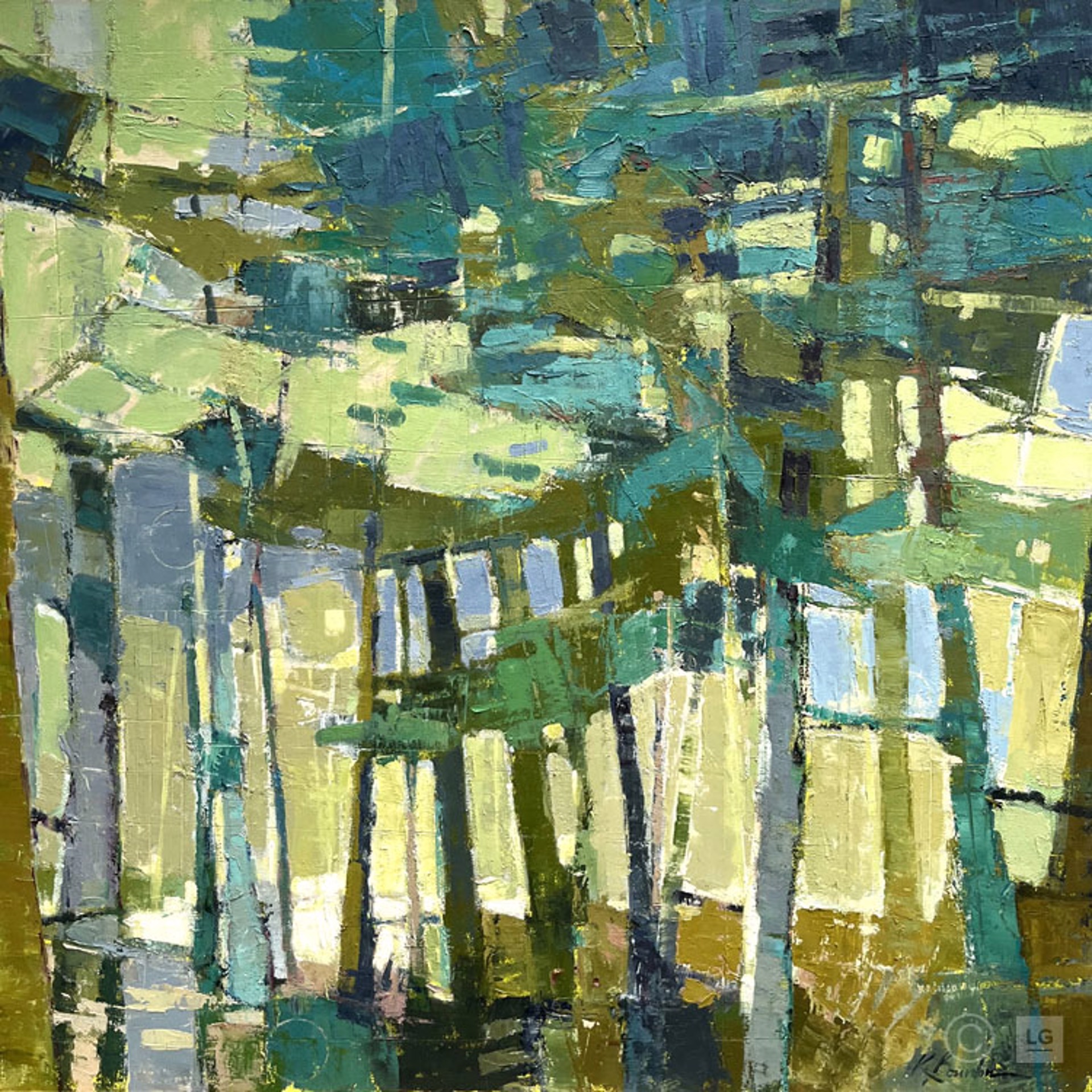 Betsy River Trees by Katherine Bourdon