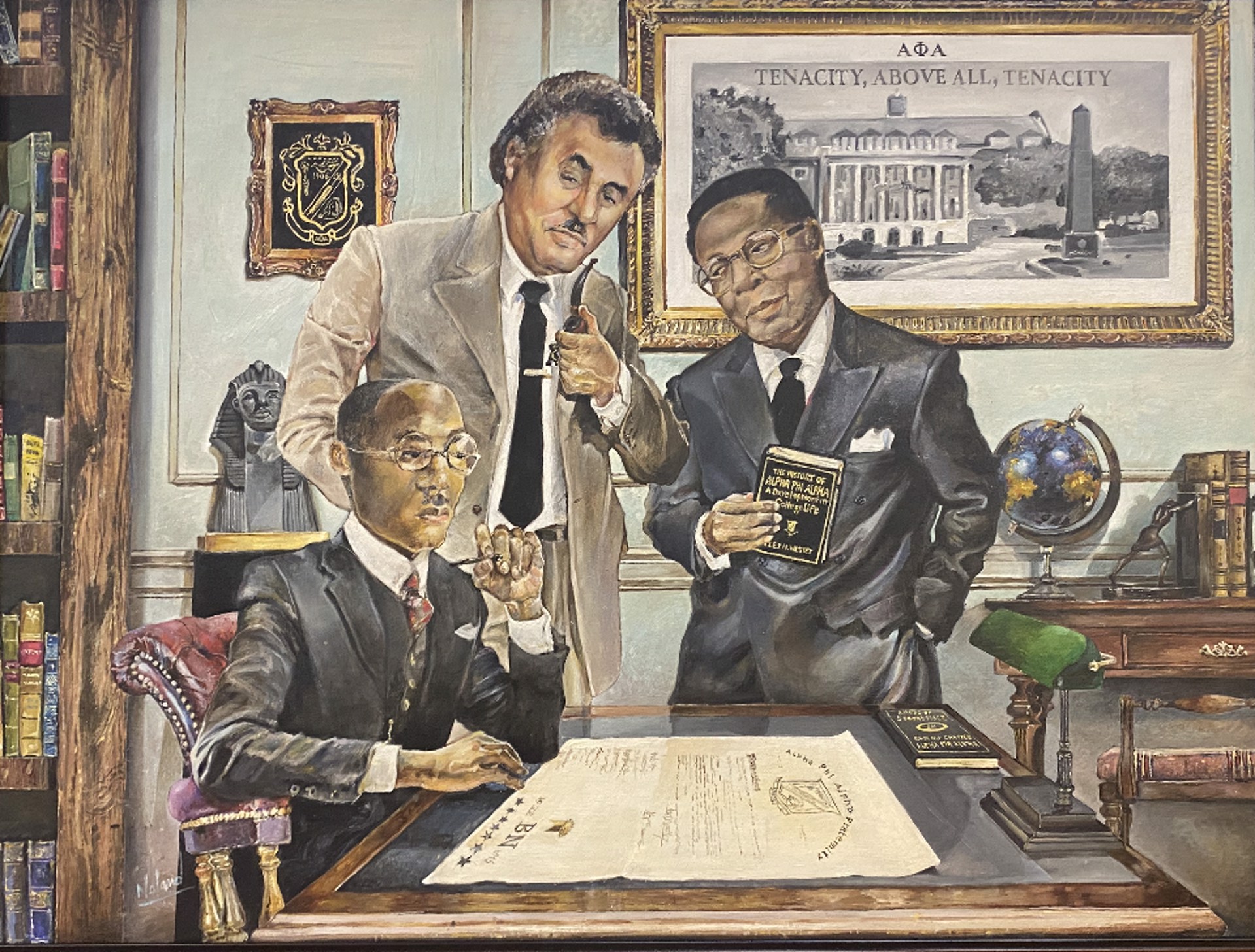 LE Hand Embellished Giclee on Canvas : Transcendent Achievement Through Transformational Leadership by Noland Anderson