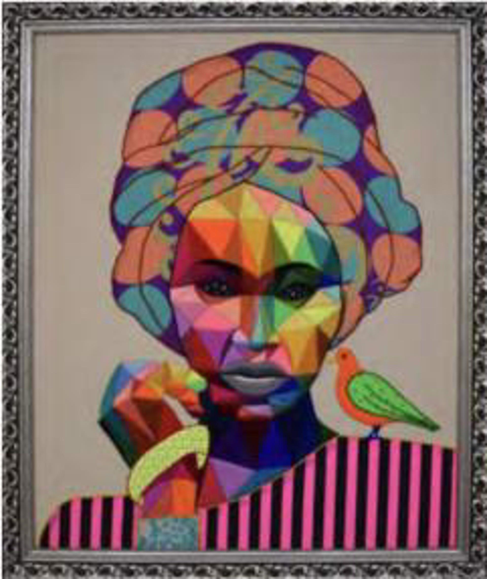 Indiafrican Mom 1 by Okuda San Miguel