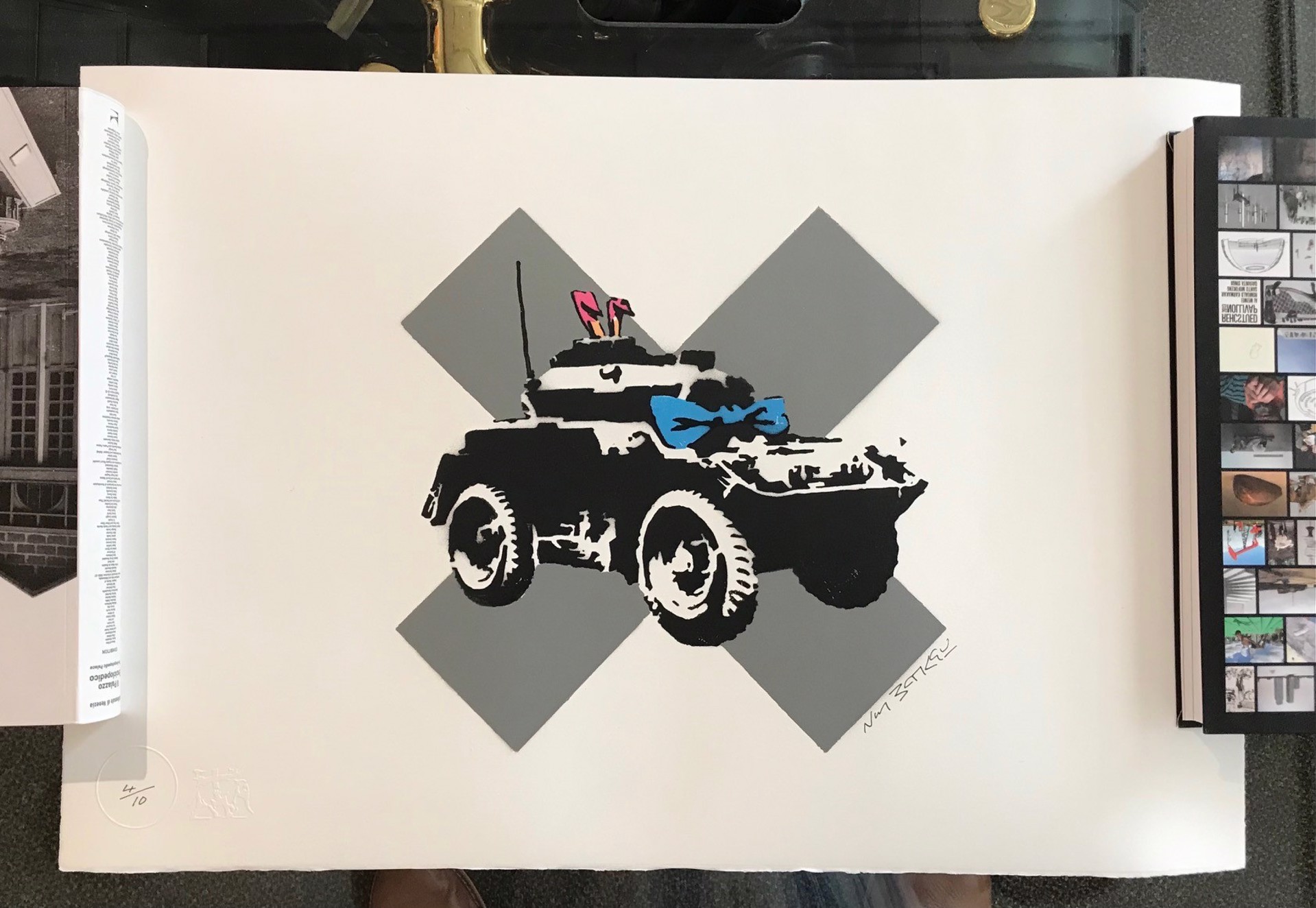 Scout Car (Grey) 4/10 by Not Banksy