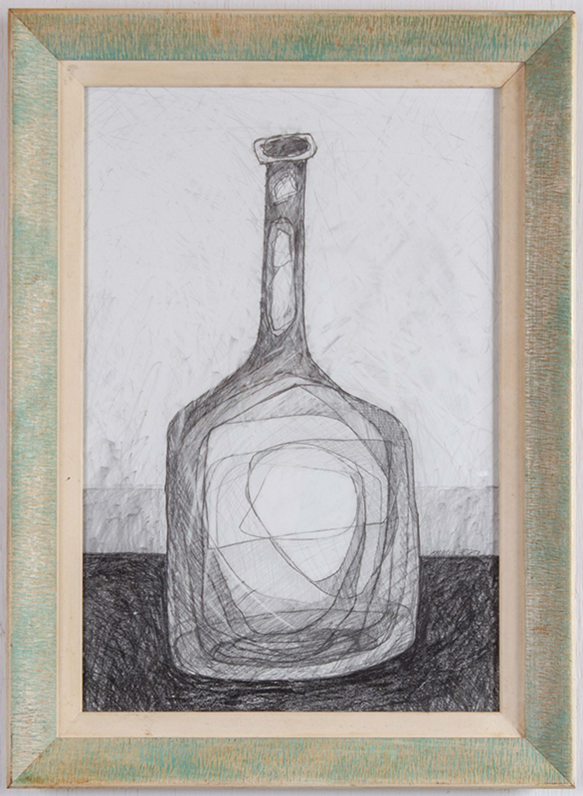 Single Morandi Bottle IV by David Dew Bruner