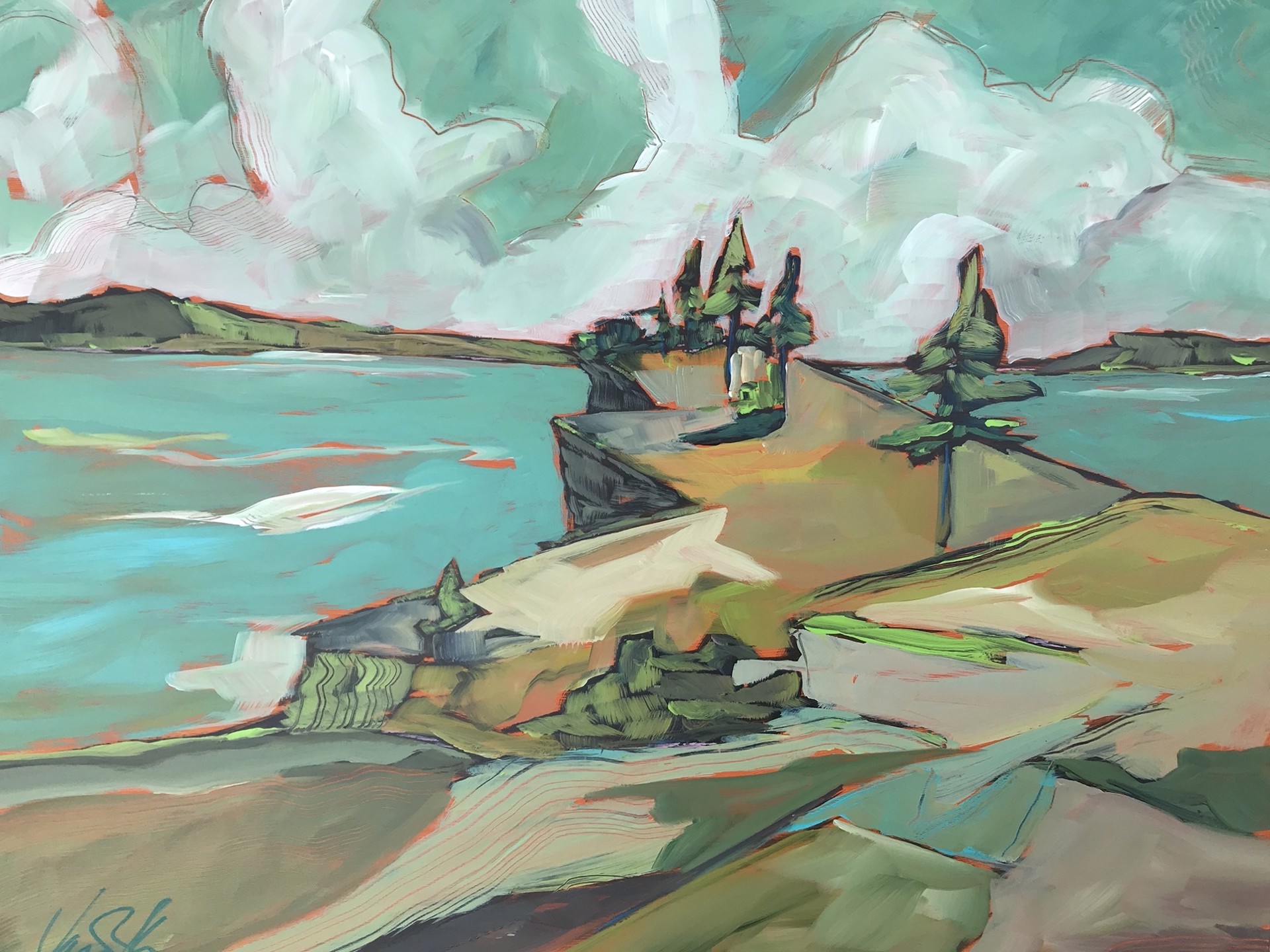 Five Pines at Scoville Point by Rachael Van Dyke