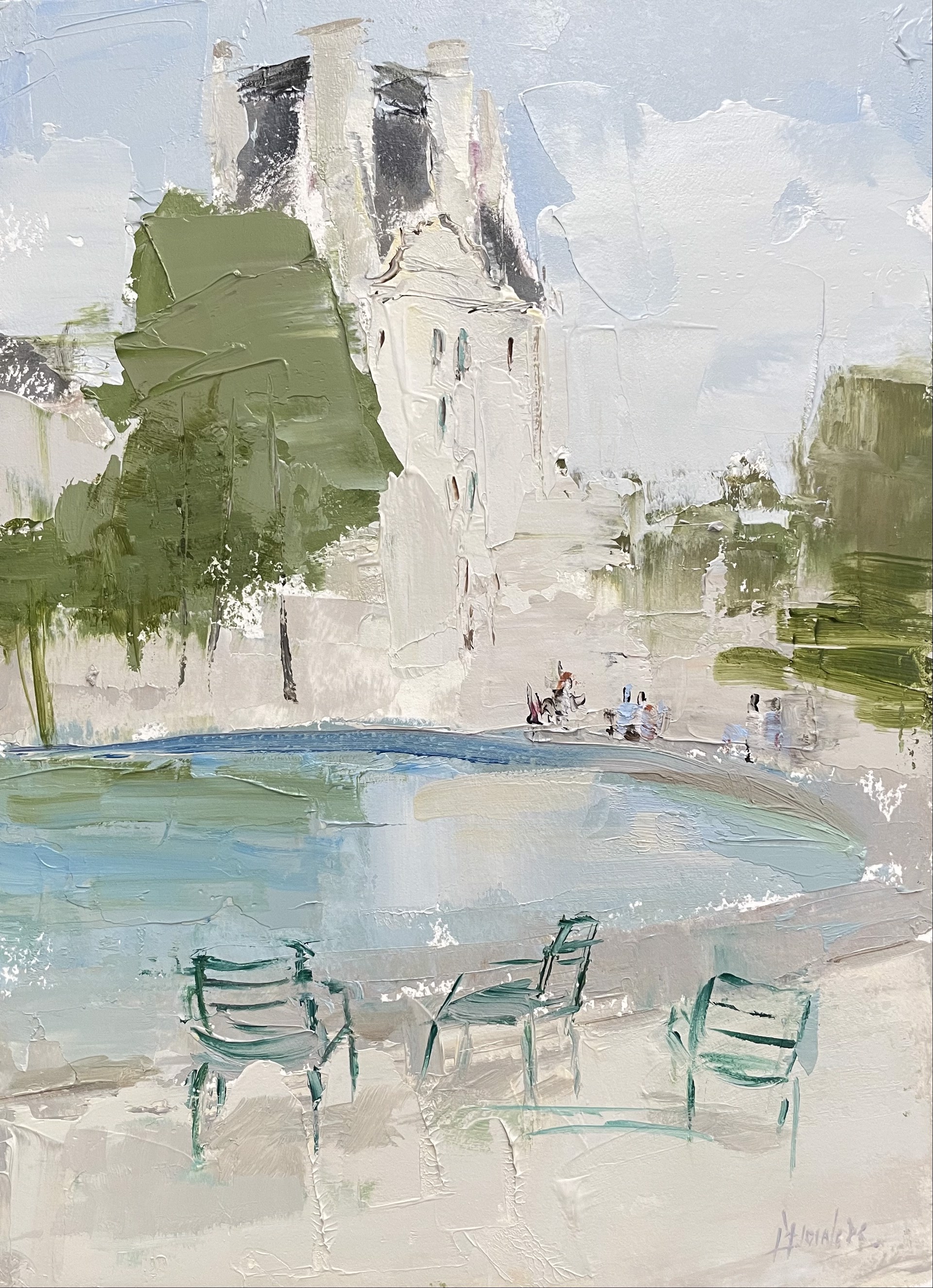 Tuileries Garden by Barbara Flowers
