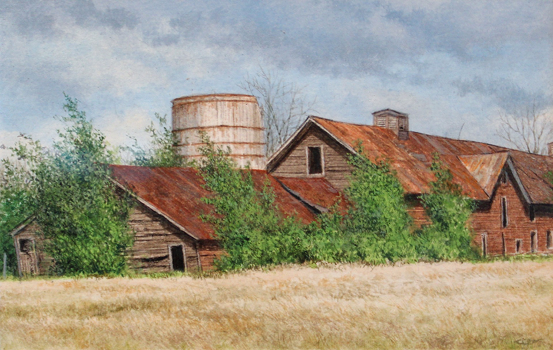 The Long Barn by Edward Cook