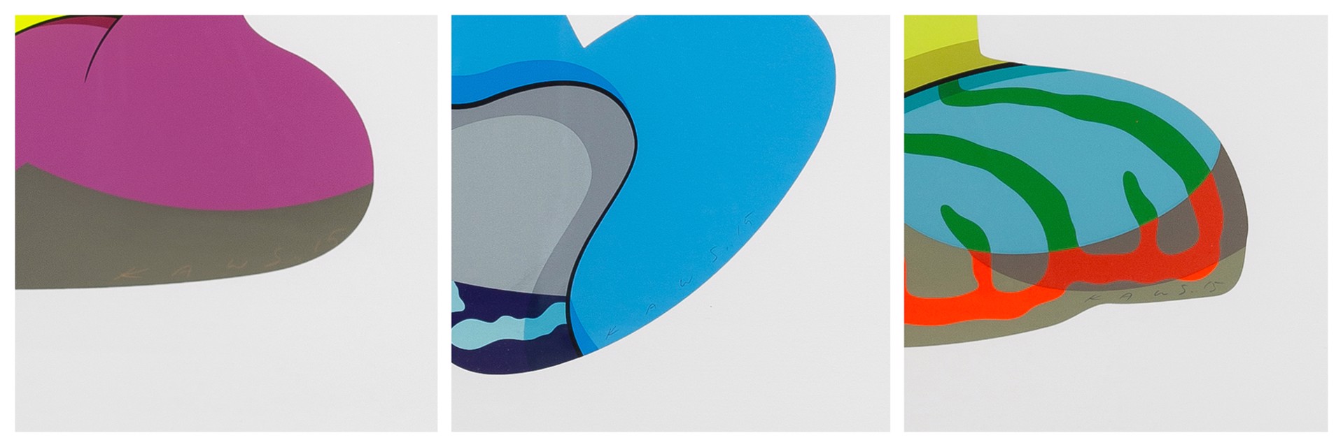 NO ONE'S HOME, STAY STEADY, THE THINGS THAT COMFORT by KAWS