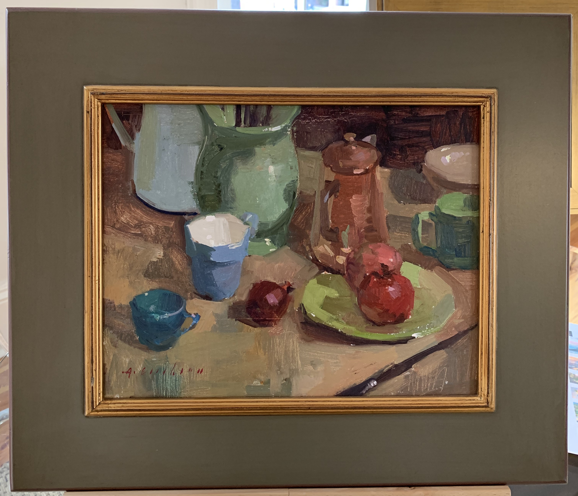 Still Life With Blue Cup by Aimee Erickson, PAPA & OPA