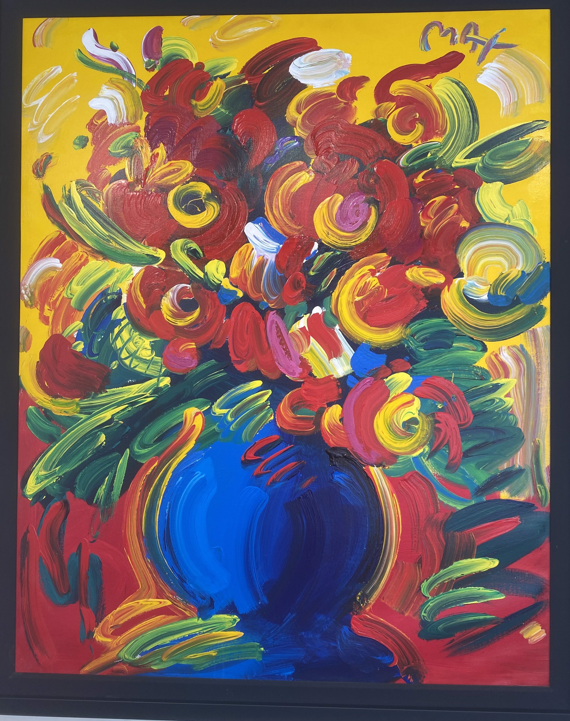 Vase of Flowers Series by Peter Max